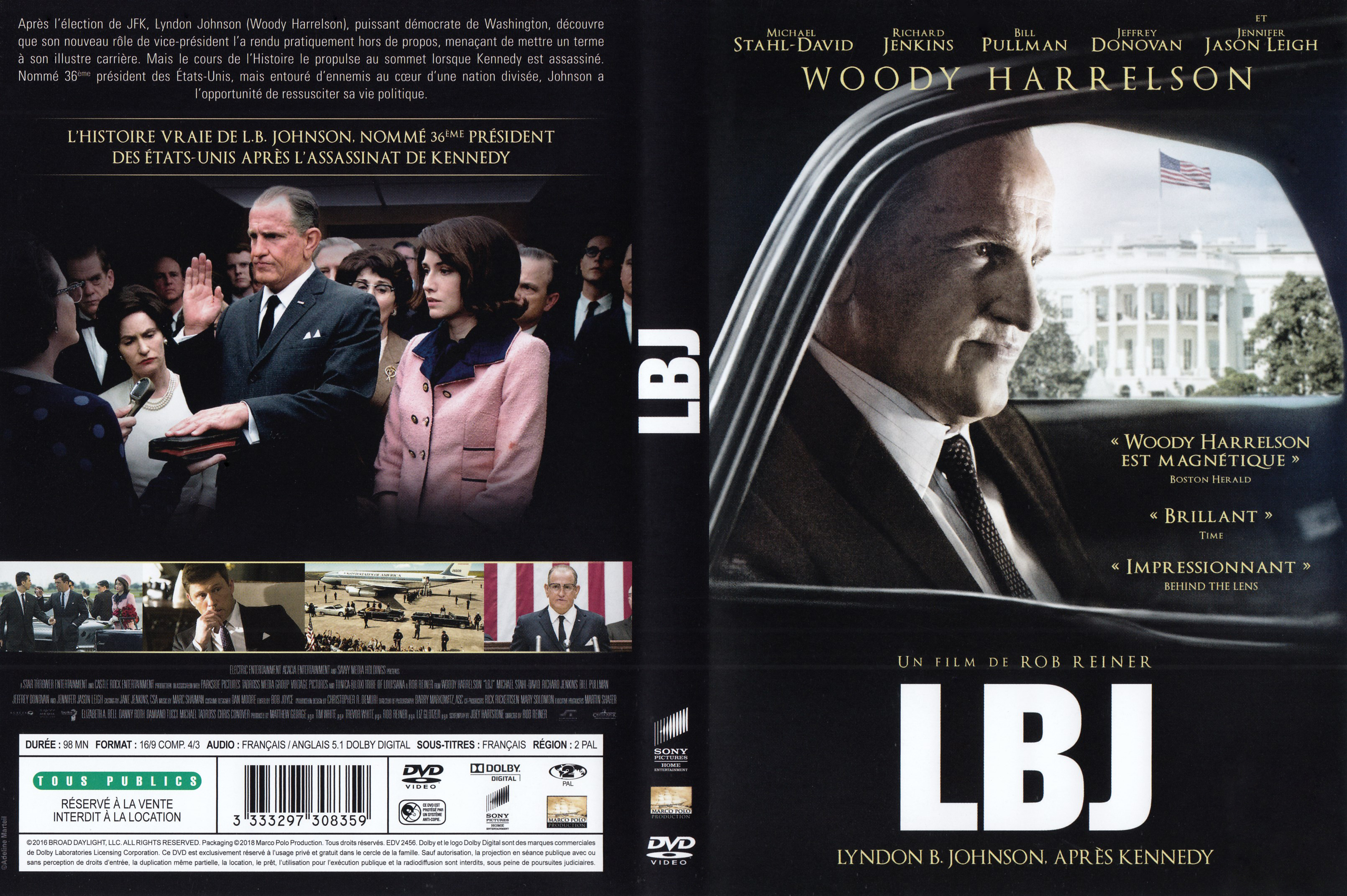 Jaquette DVD LBJ