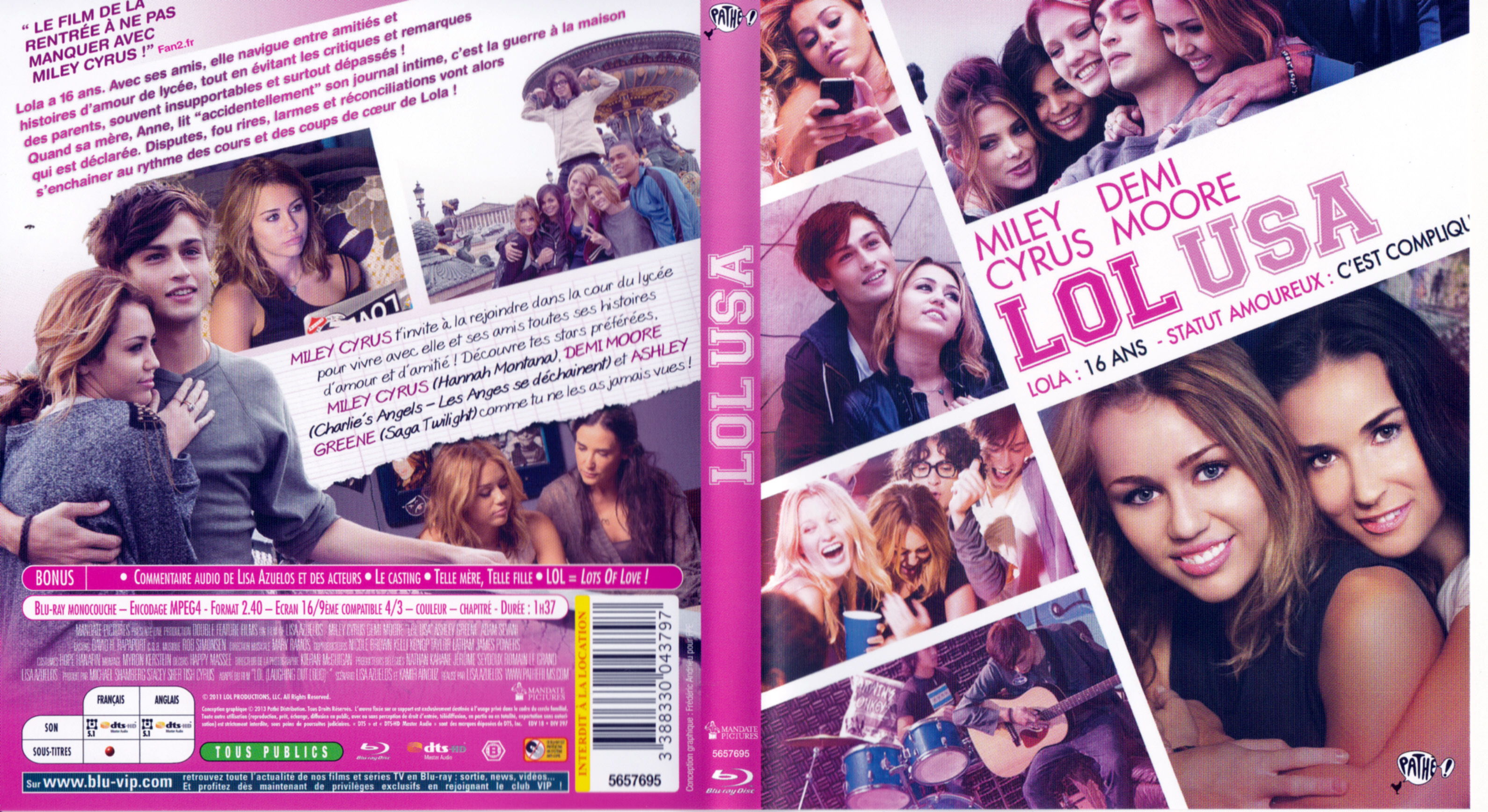 Jaquette DVD LOL USA (BLU-RAY)