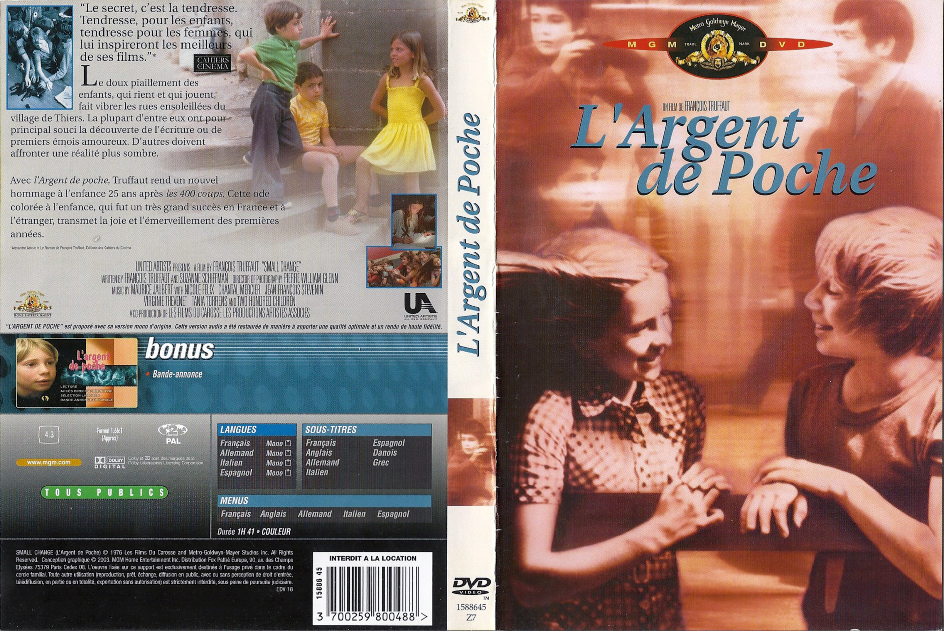 Jaquette DVD L