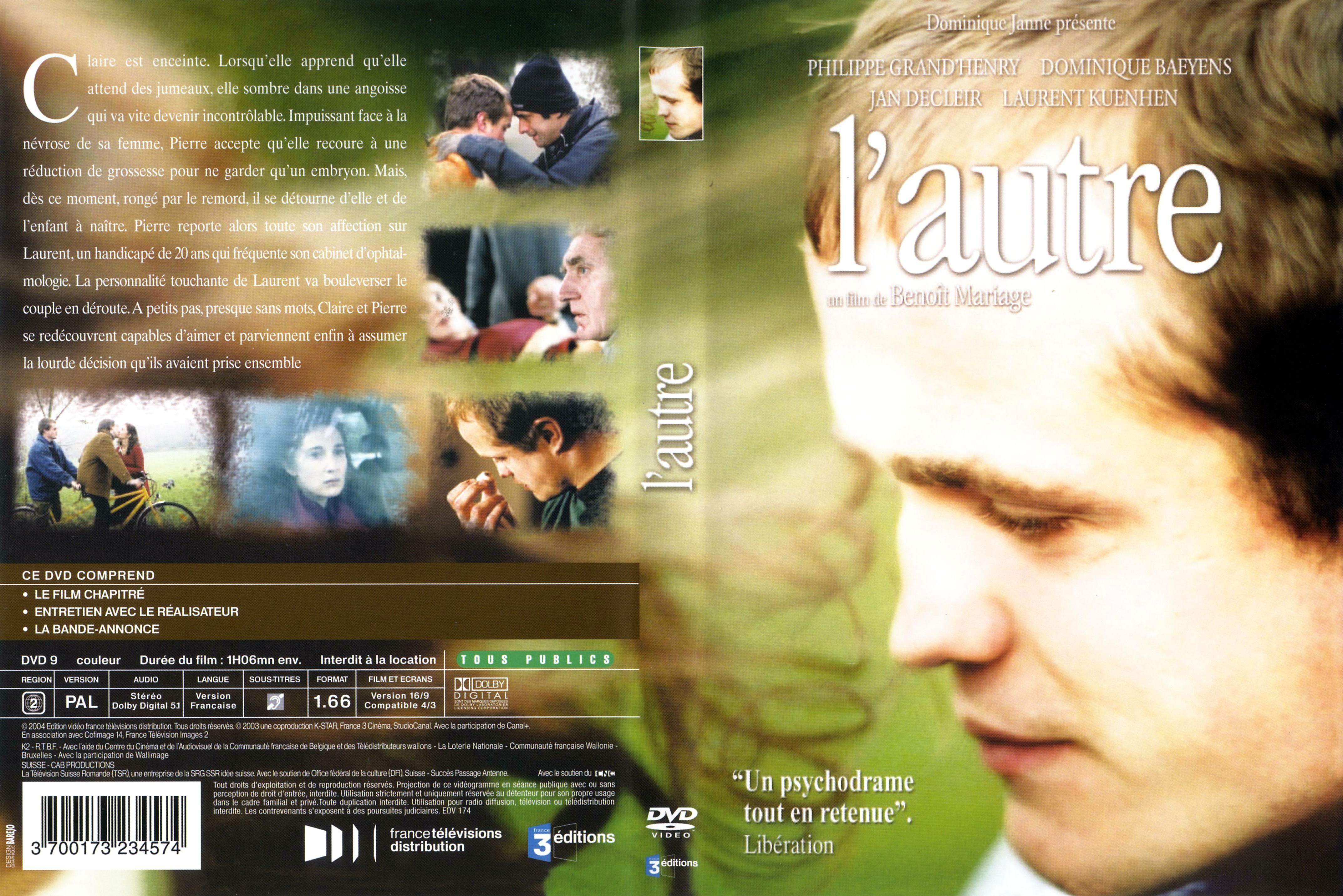 Jaquette DVD L