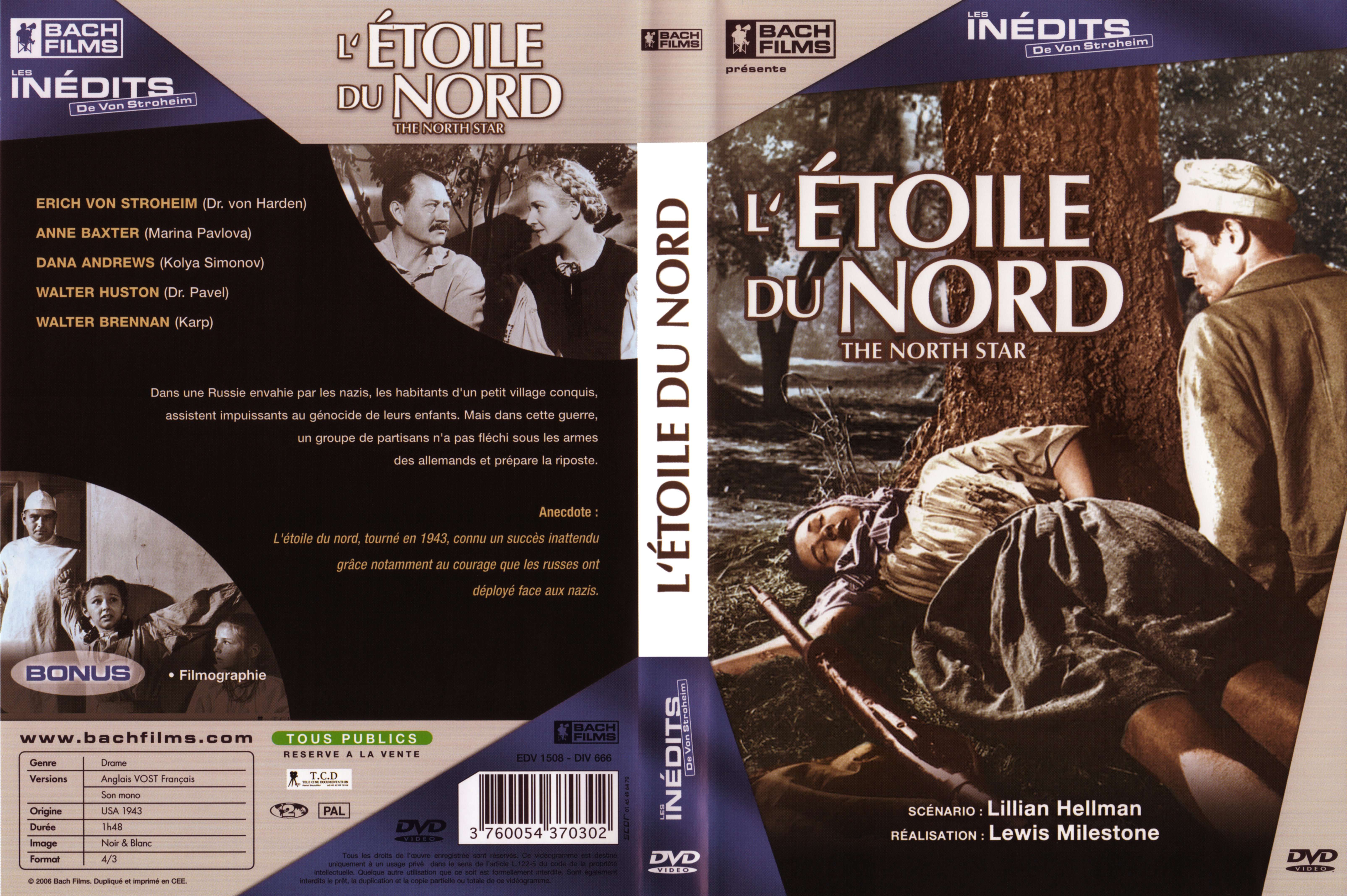 Jaquette DVD De L toile Du Nord Cin ma Passion