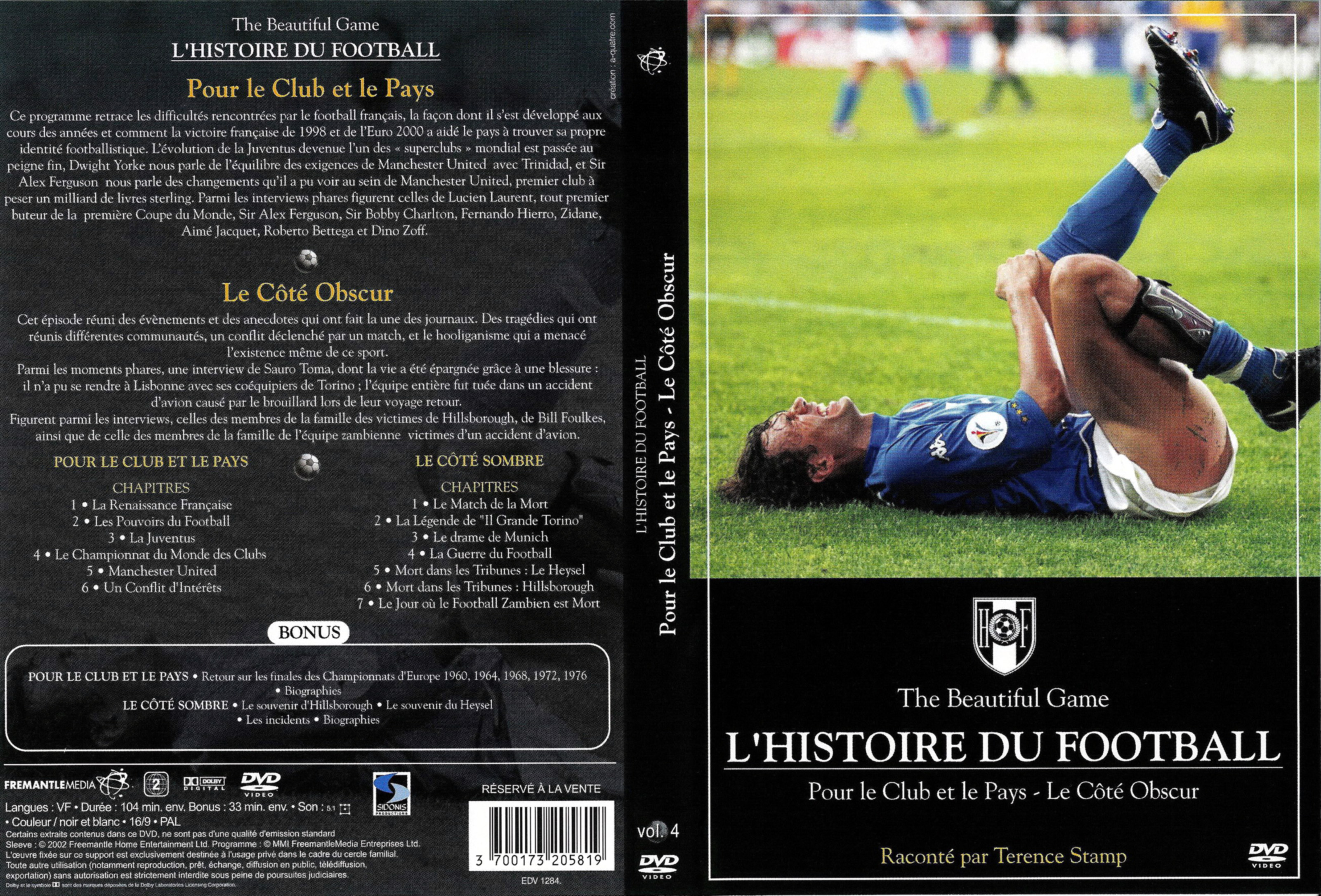 Jaquette DVD L histoire du football vol 4