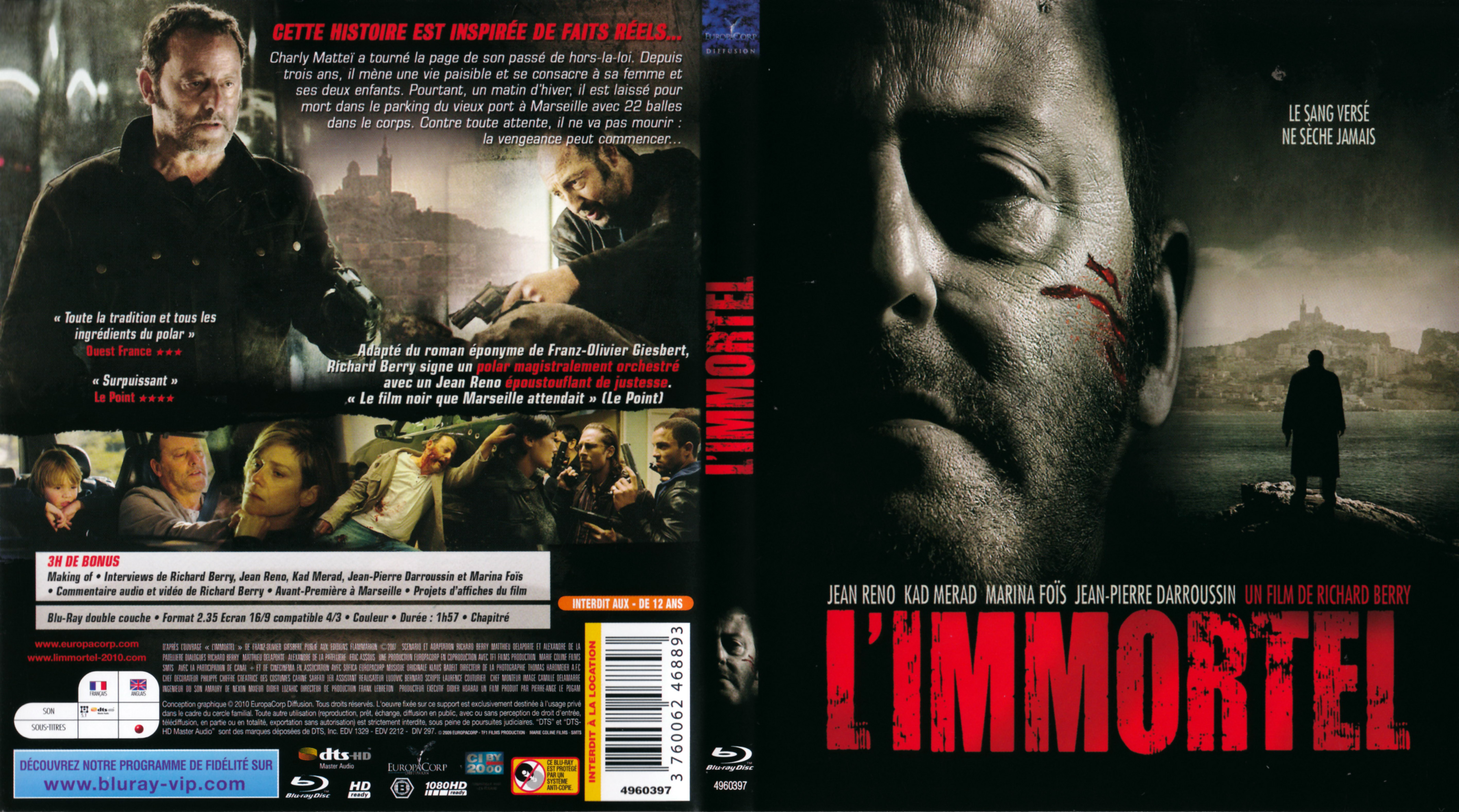 Jaquette Dvd De Limmortel Blu Ray Cinéma Passion 