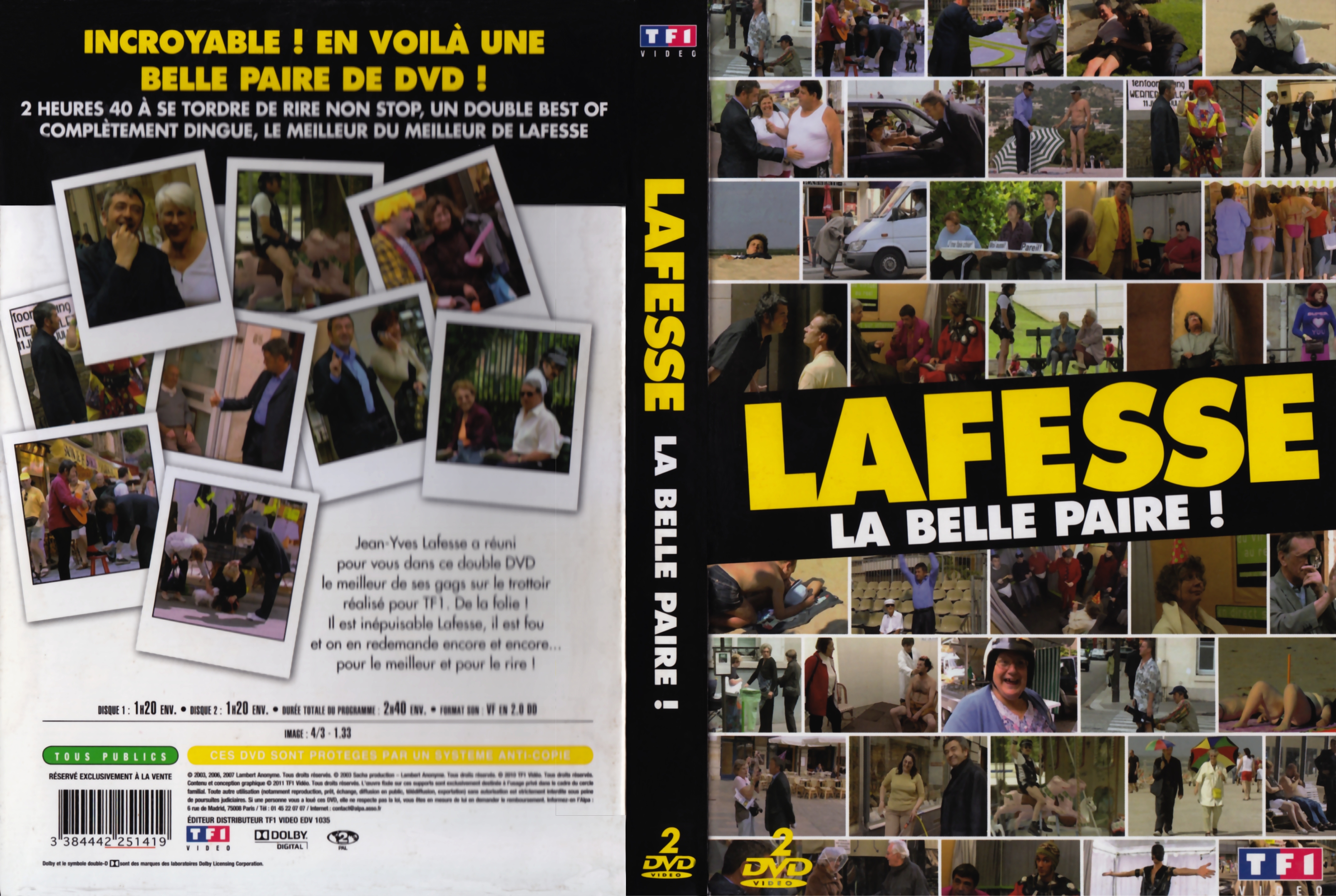 Jaquette DVD LaFesse la belle paire