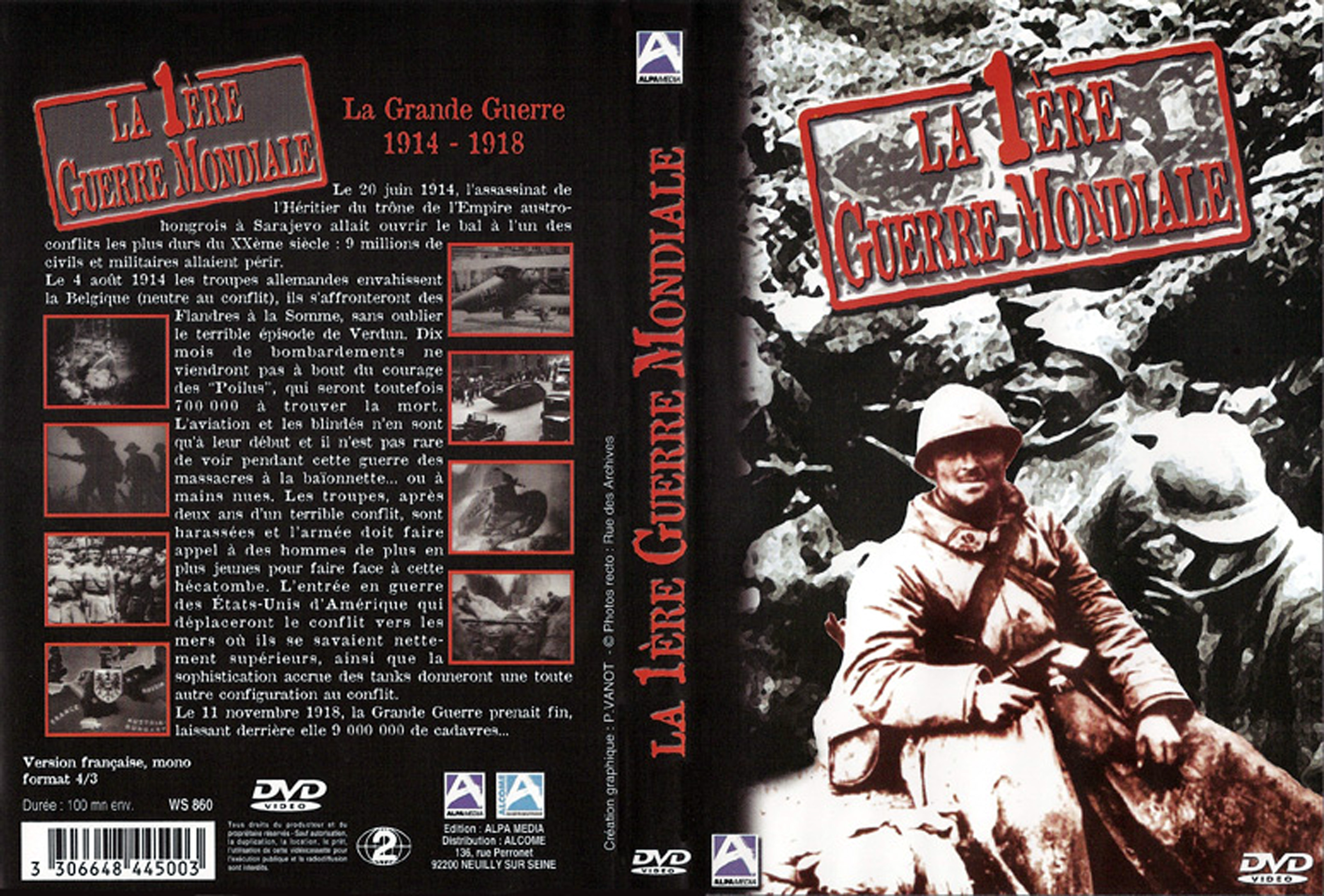 Jaquette DVD La 1 re guerre mondiale