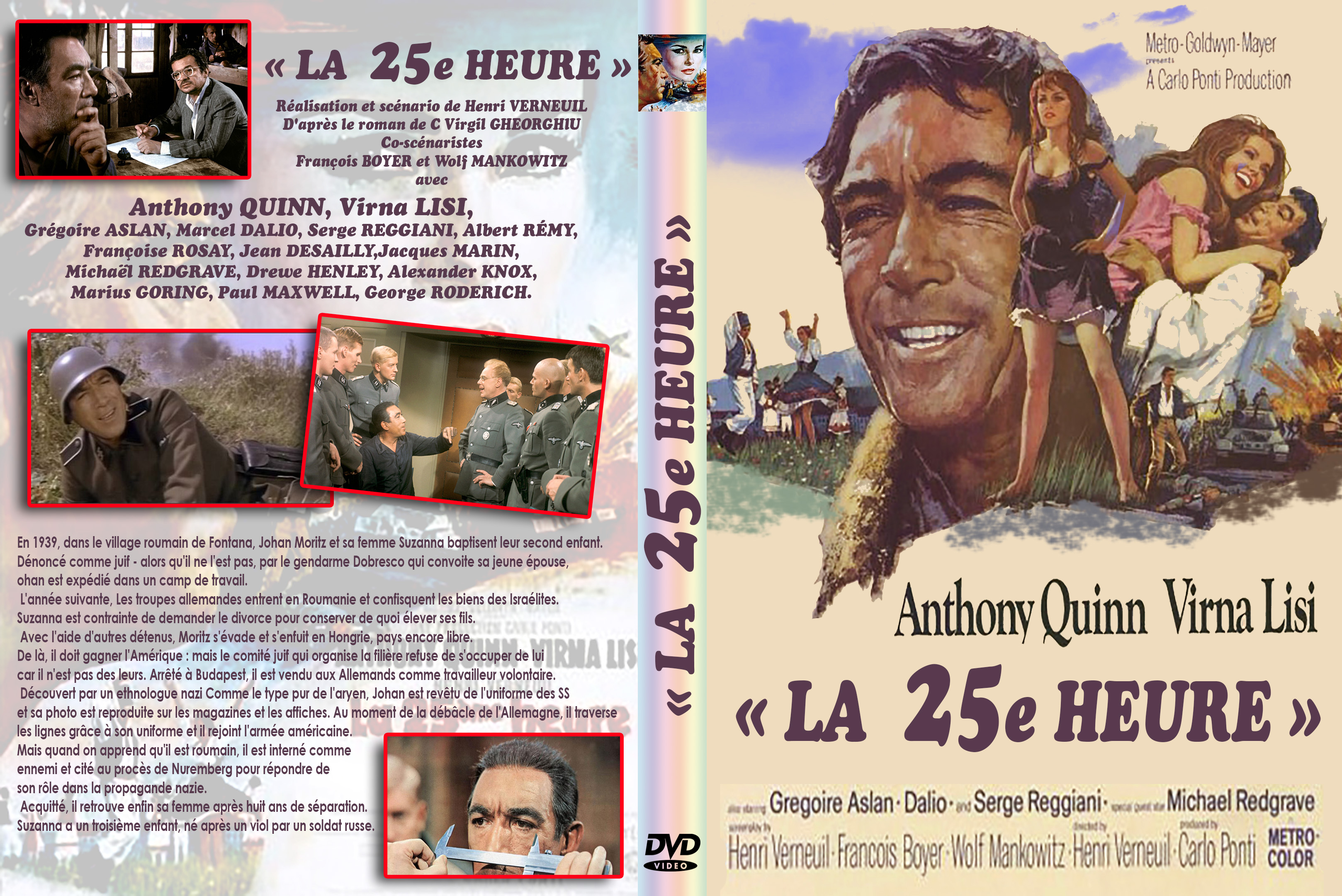 Jaquette DVD La 25e heure custom