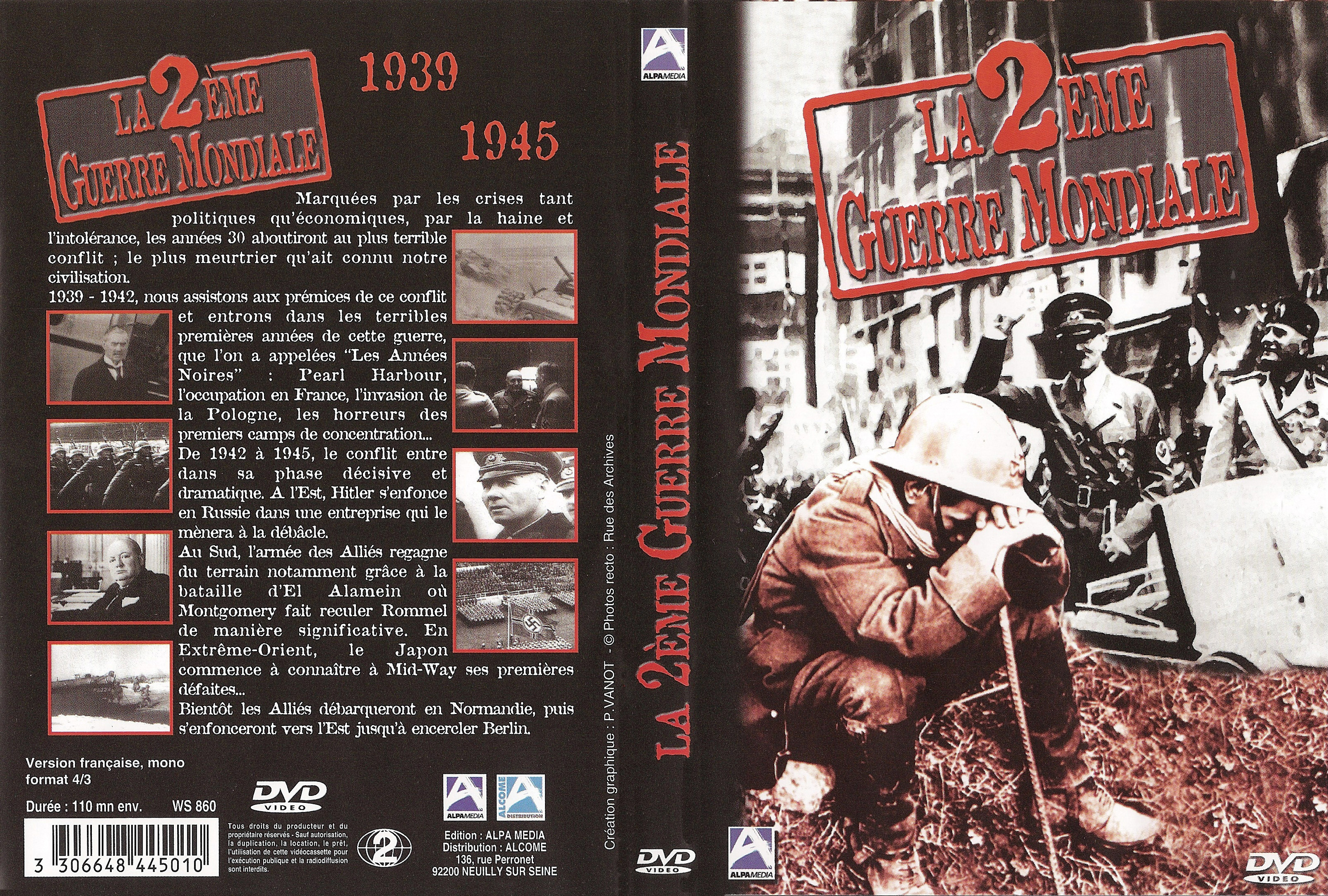 Jaquette DVD La 2 me guerre mondiale