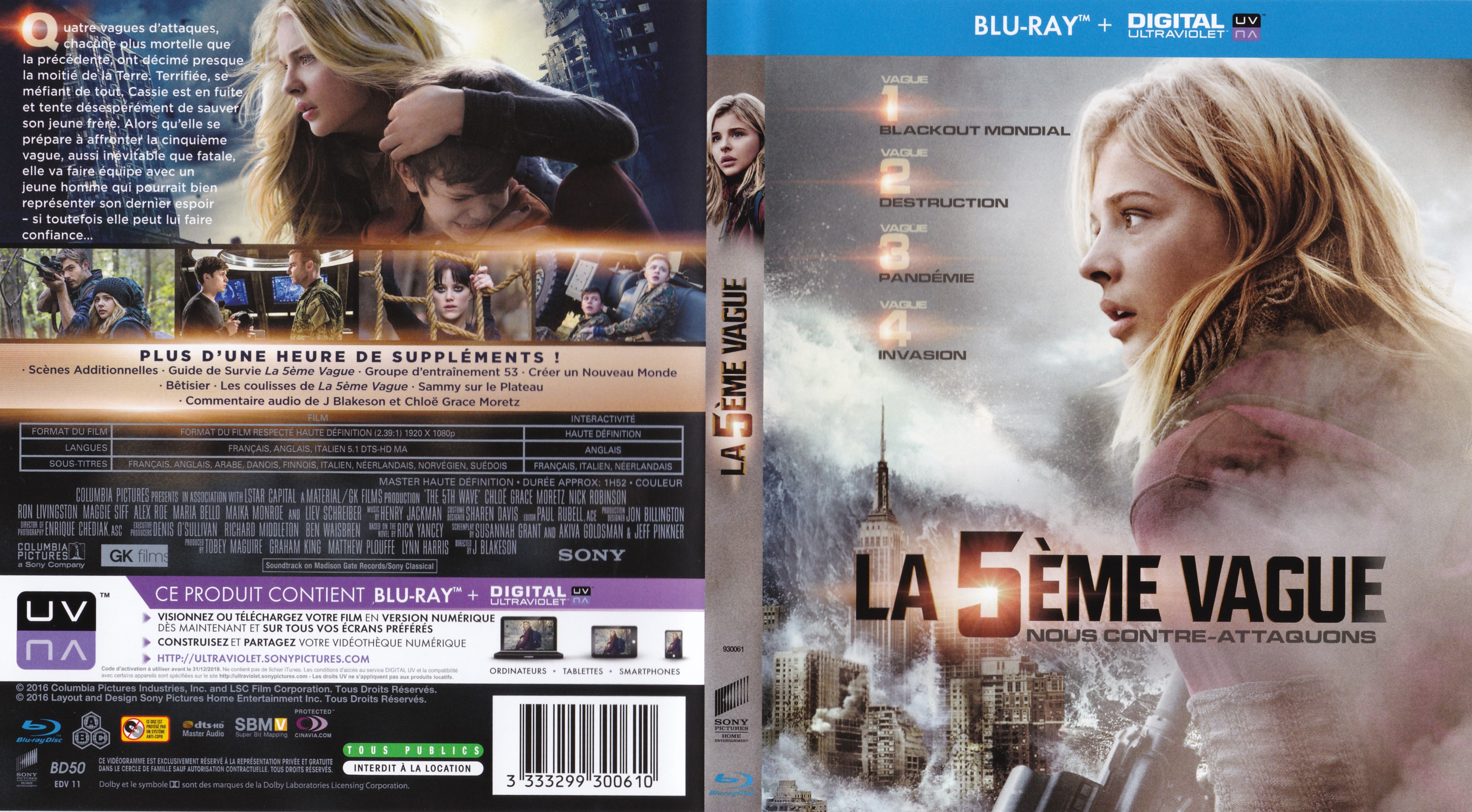 Jaquette DVD La 5me vague (BLU-RAY)