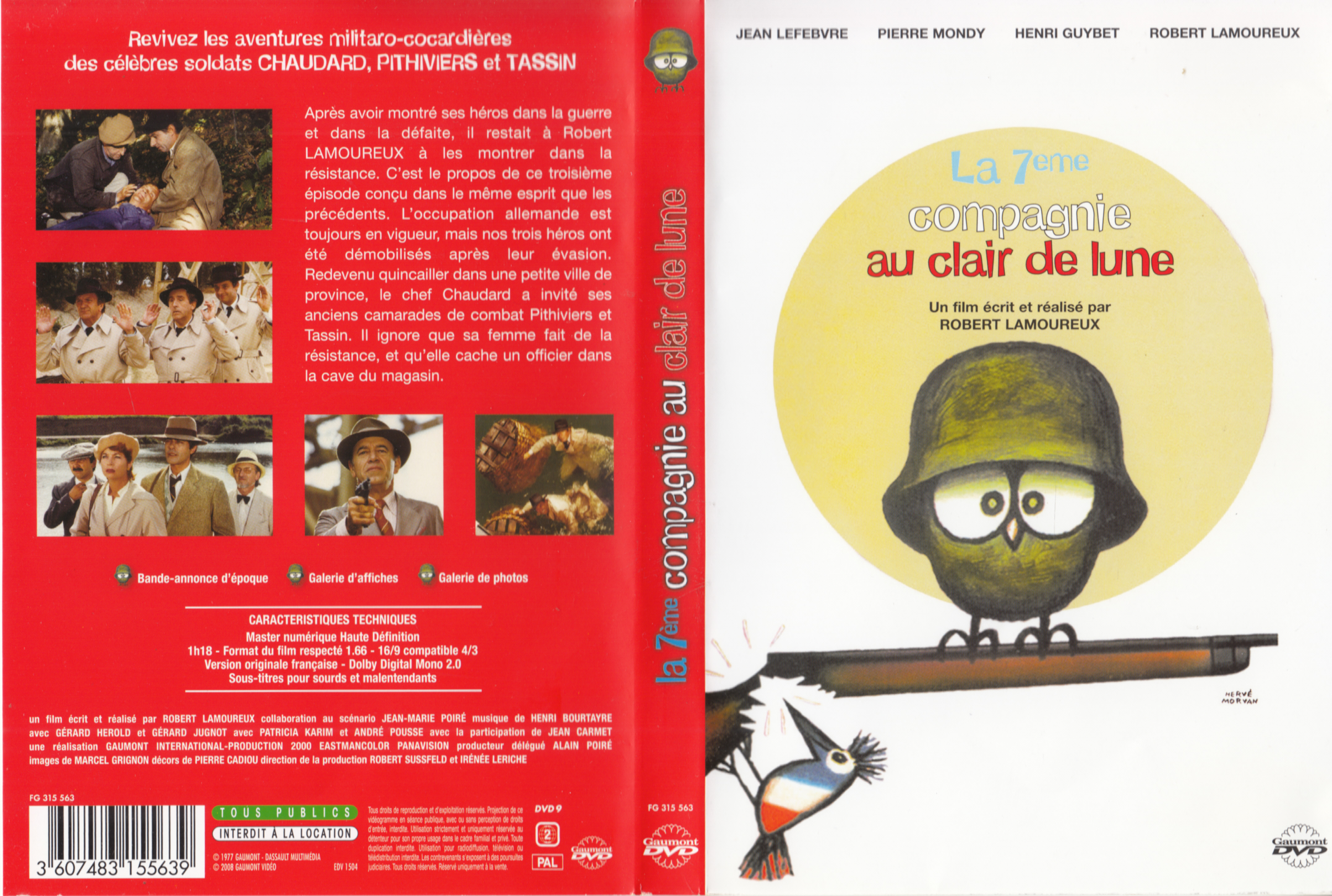 Jaquette DVD La 7 me compagnie au clair de lune v2