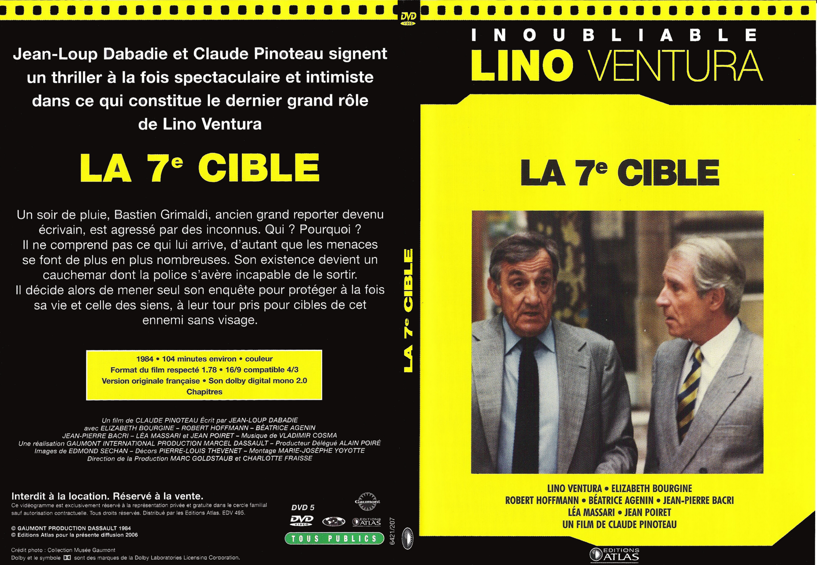 Jaquette DVD La 7eme cible - SLIM