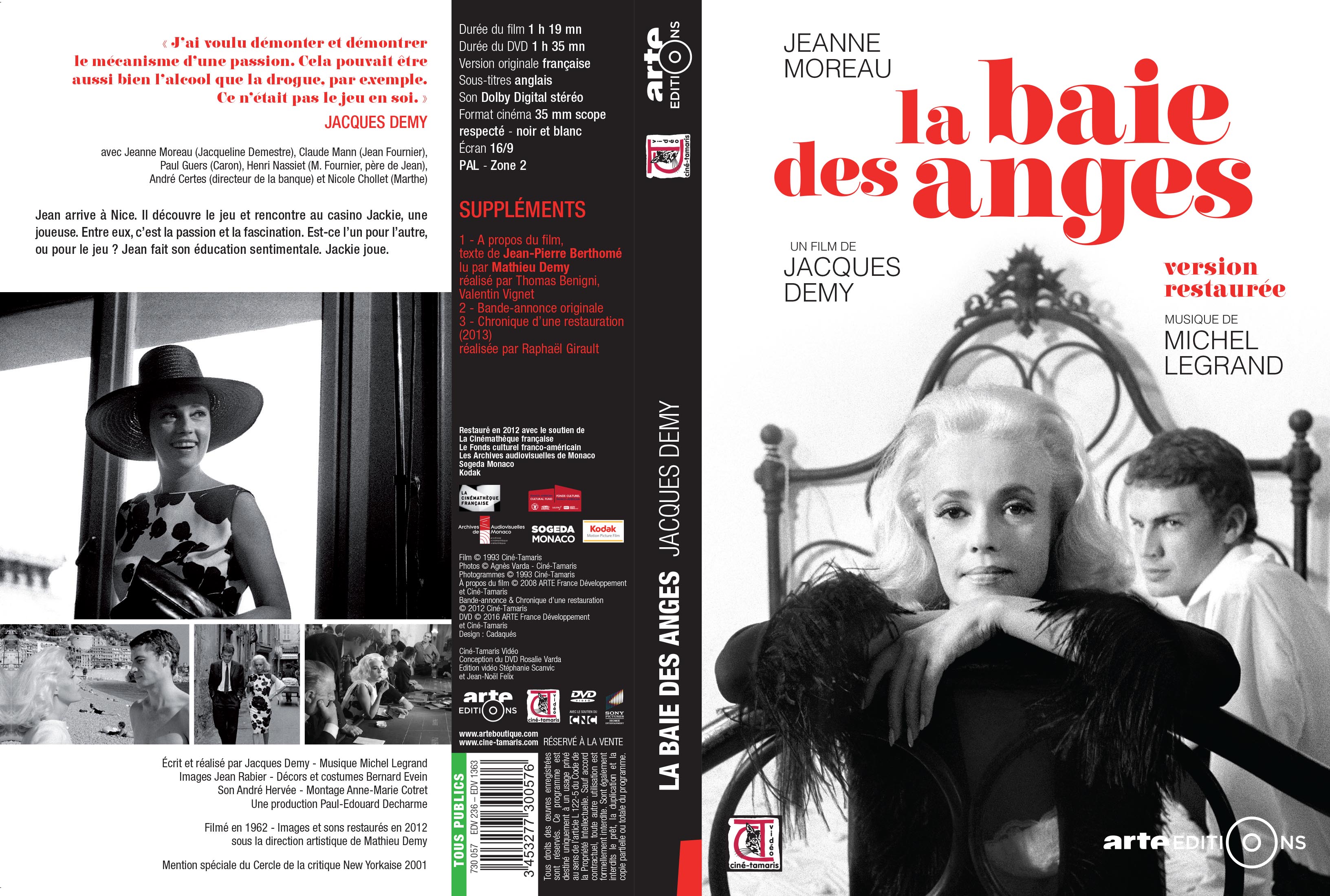 Jaquette DVD La Baie des Anges