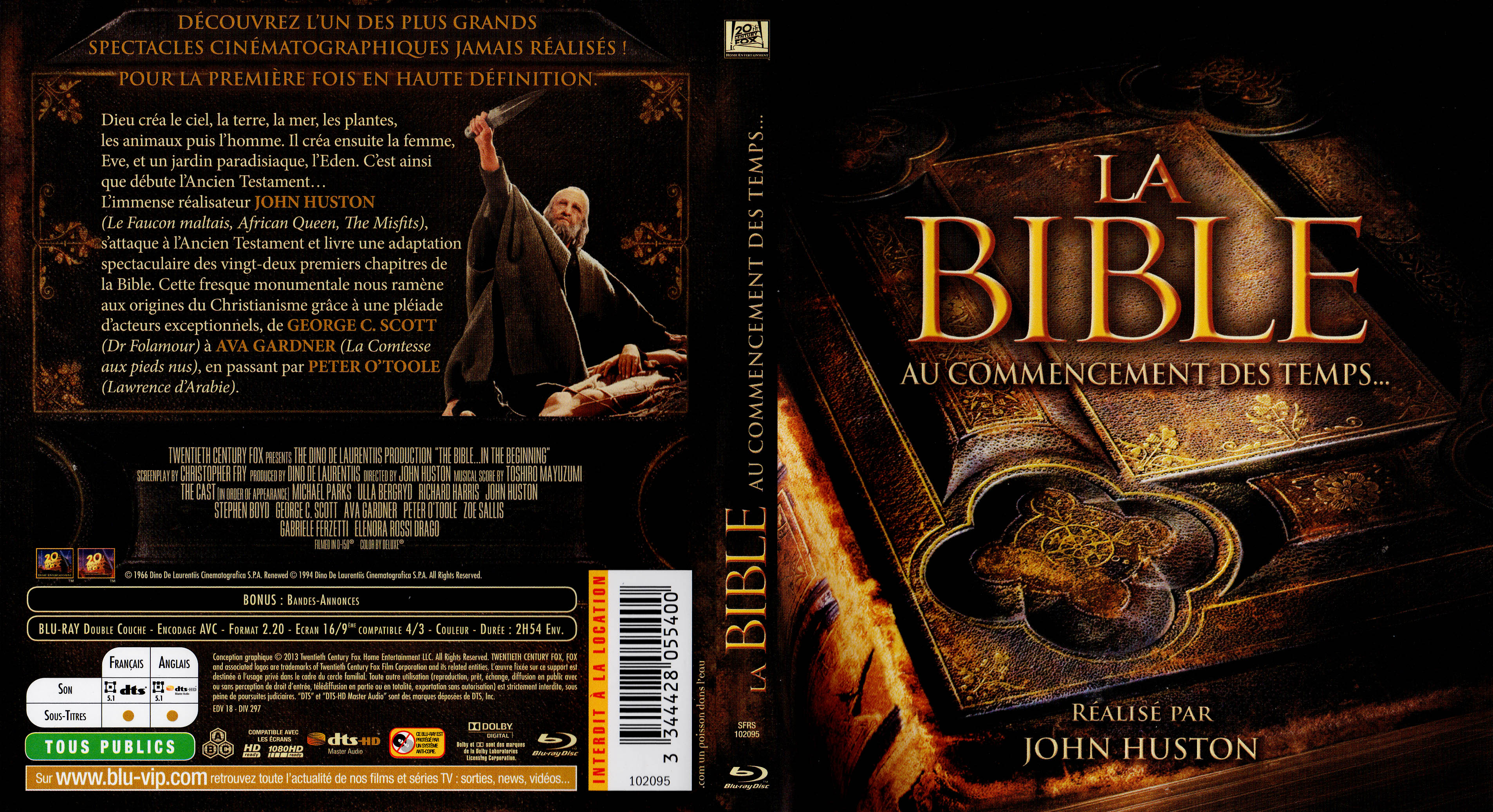 Jaquette DVD La Bible (BLU-RAY)