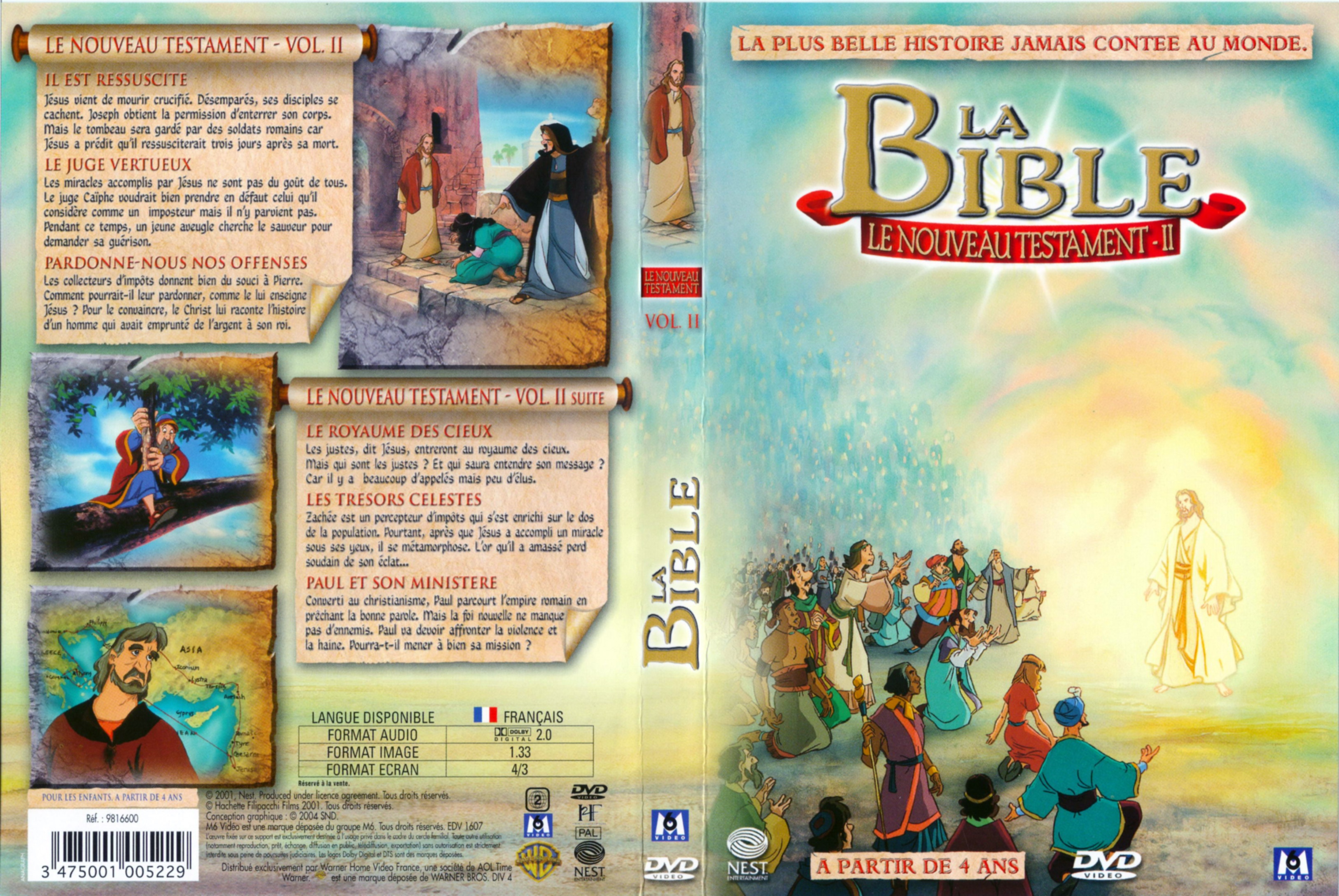 Jaquette DVD La Bible le nouveau testament vol 2