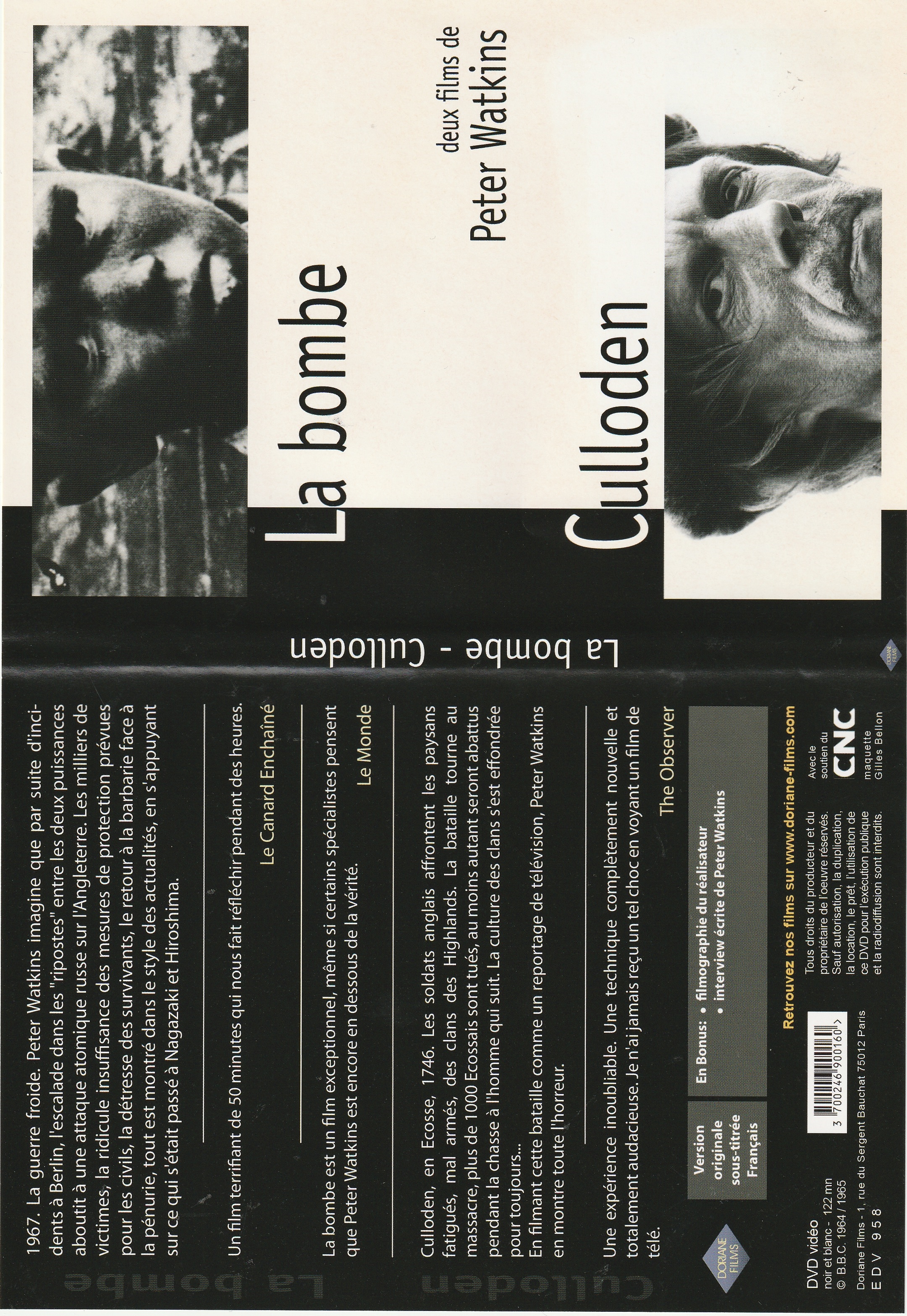 Jaquette DVD La Bombe - Culloden