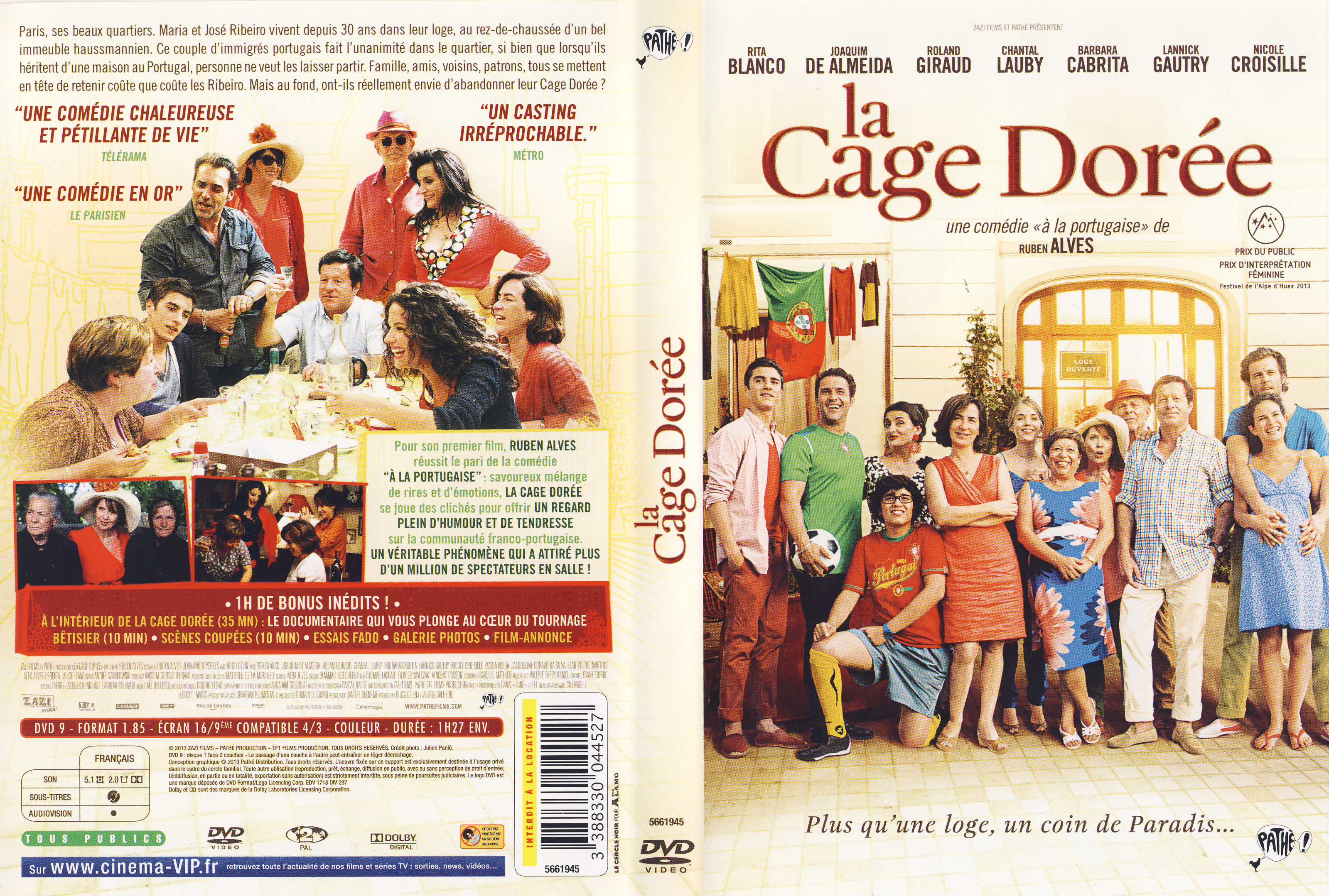 Jaquette DVD La Cage Dore