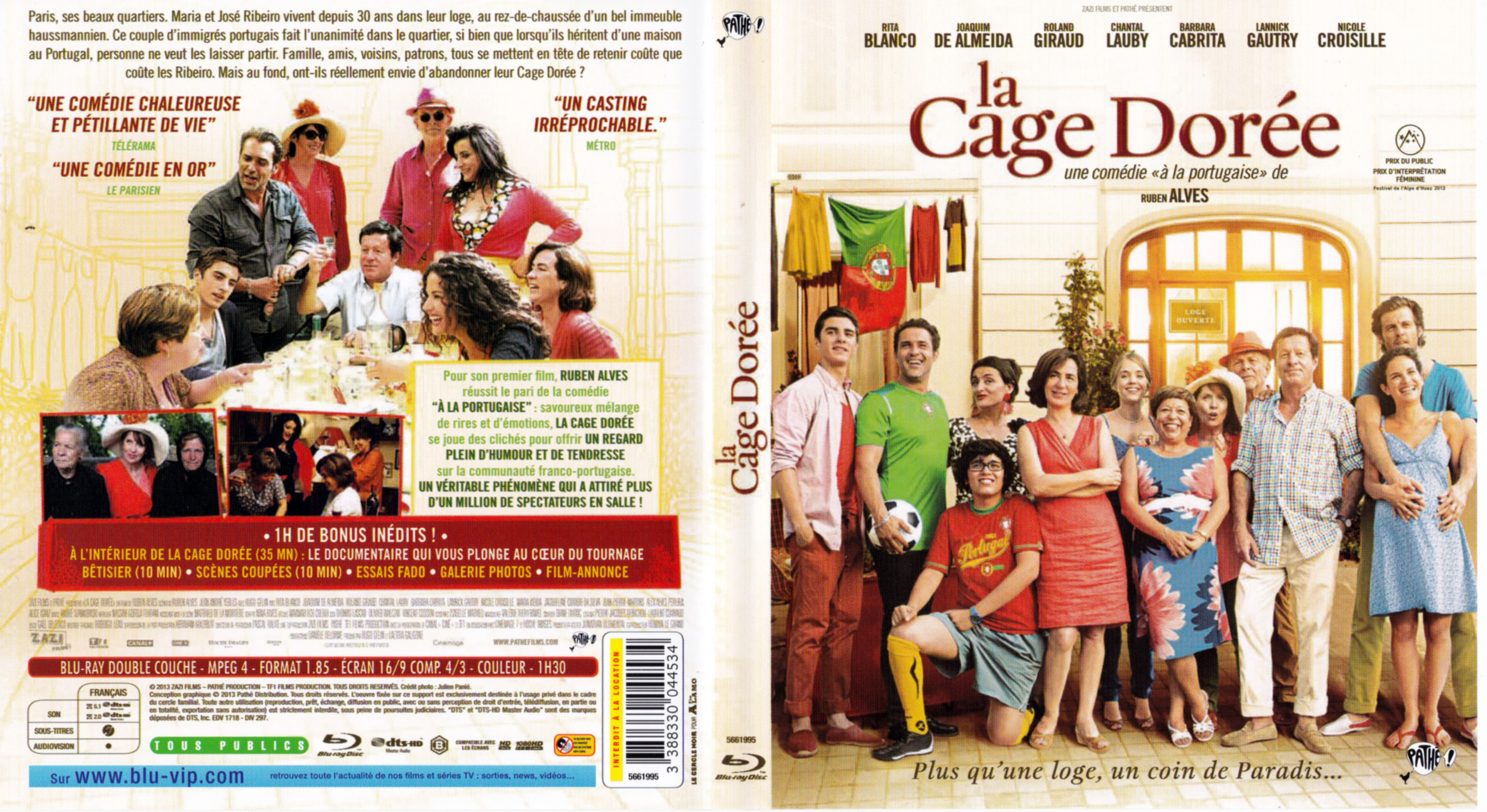 Jaquette DVD La Cage Dore (BLU-RAY)