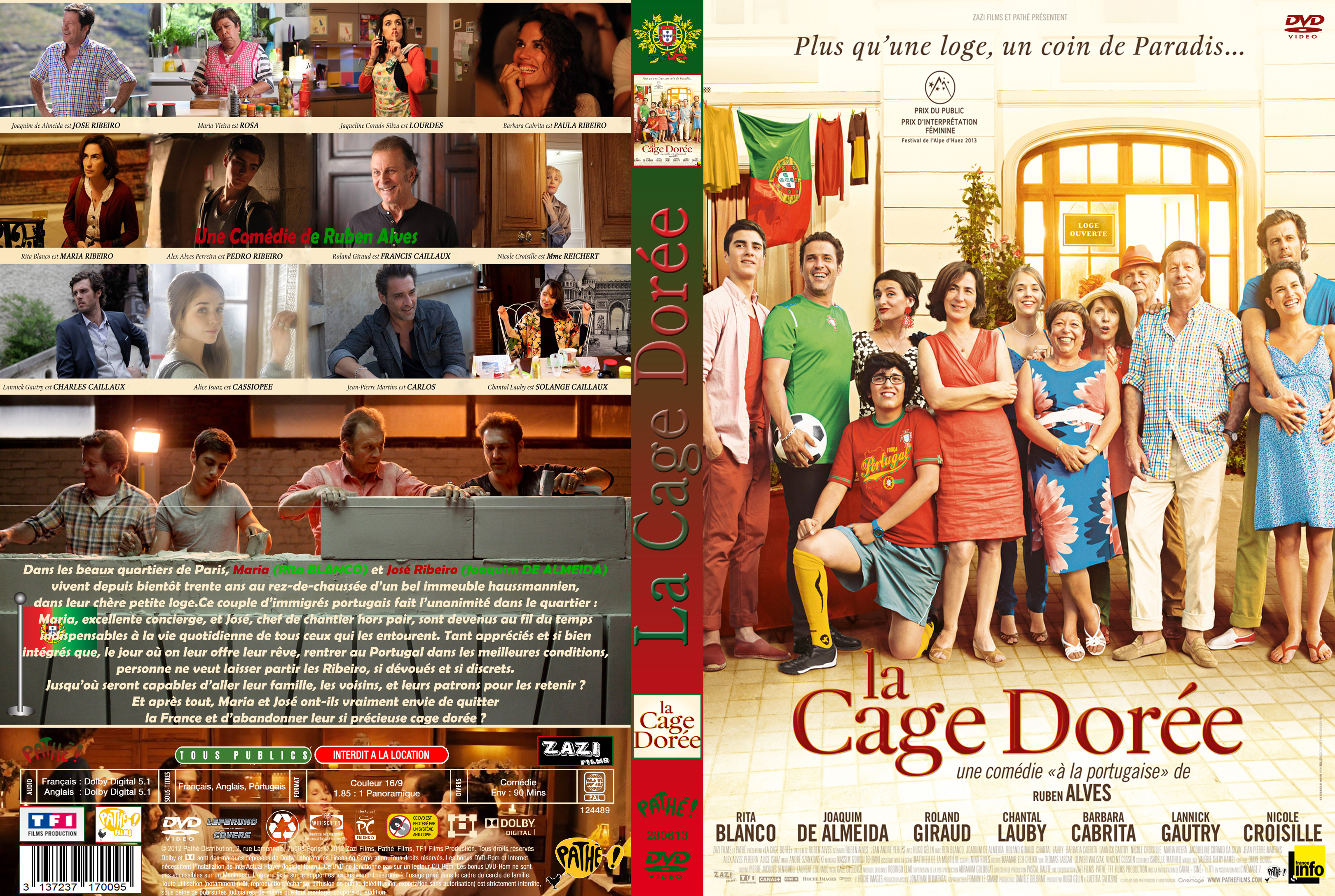 Jaquette DVD La Cage Dore custom