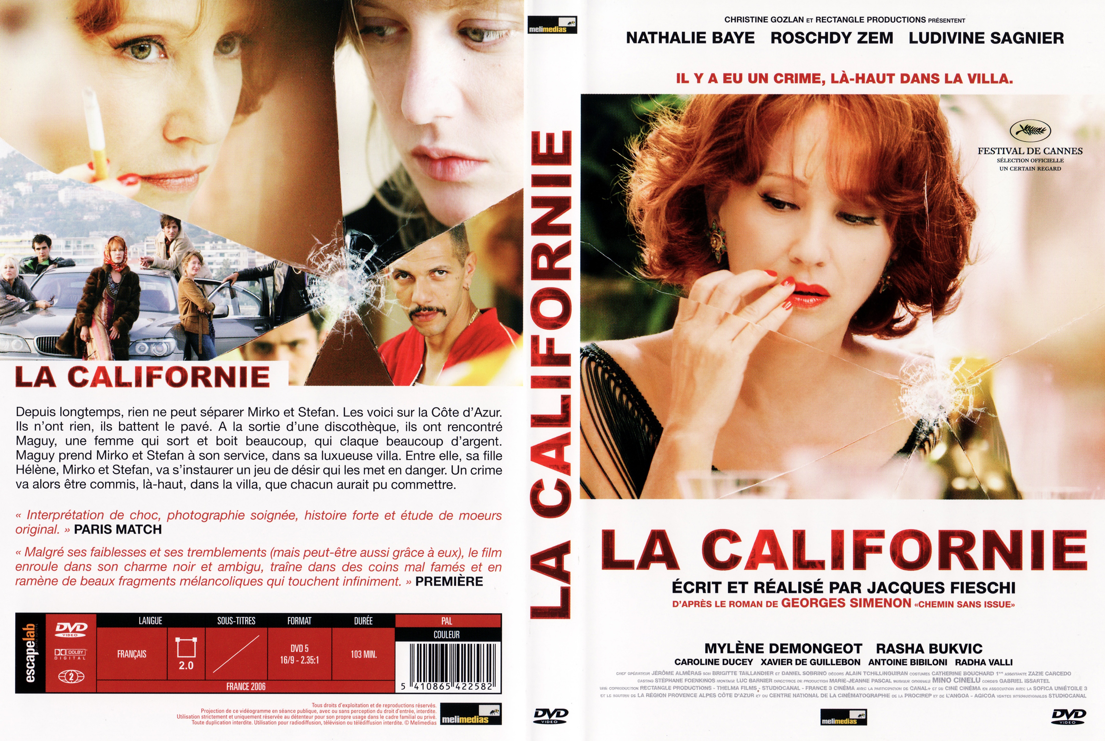 Jaquette DVD La Californie
