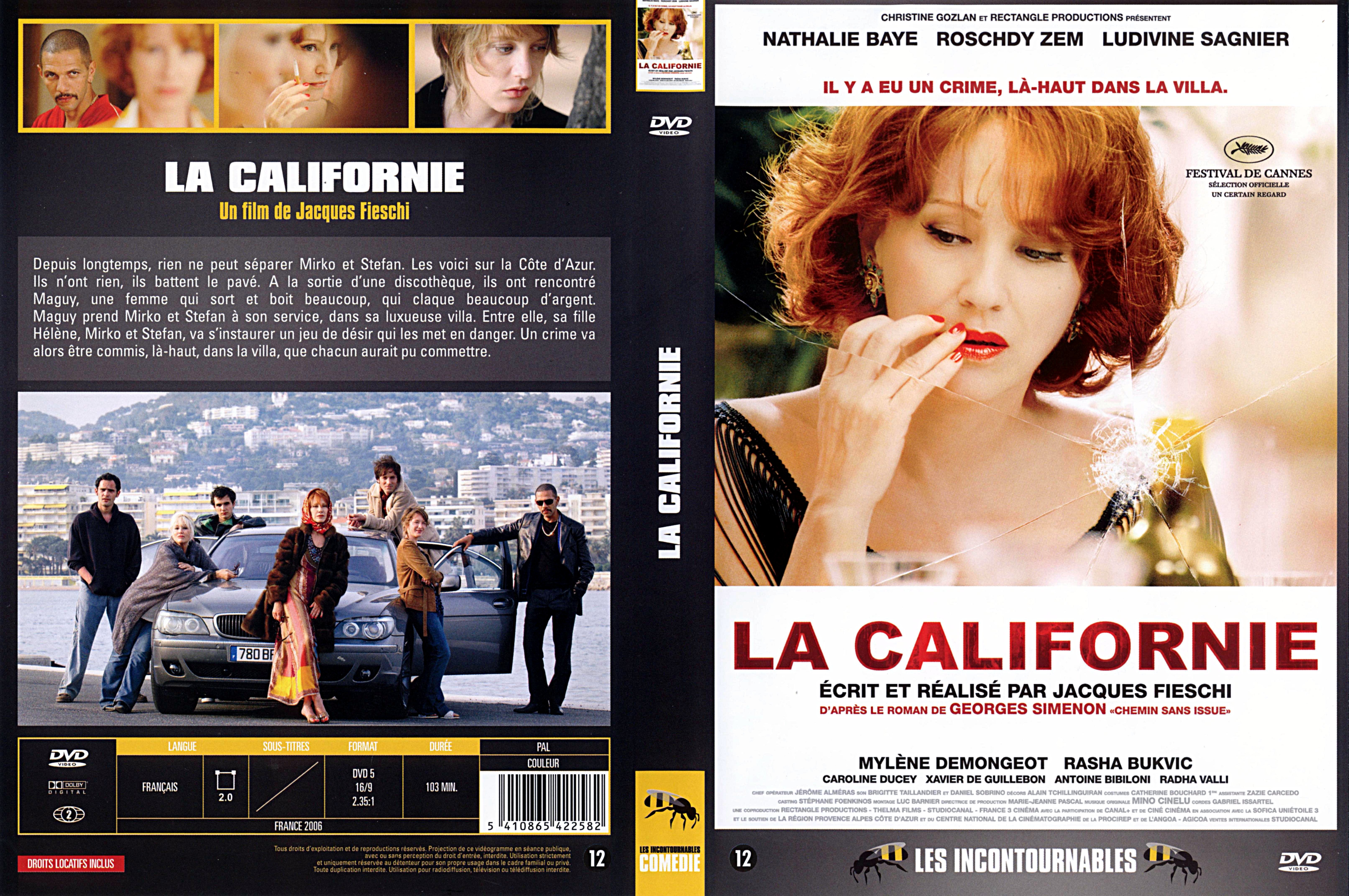Jaquette DVD La Californie v2