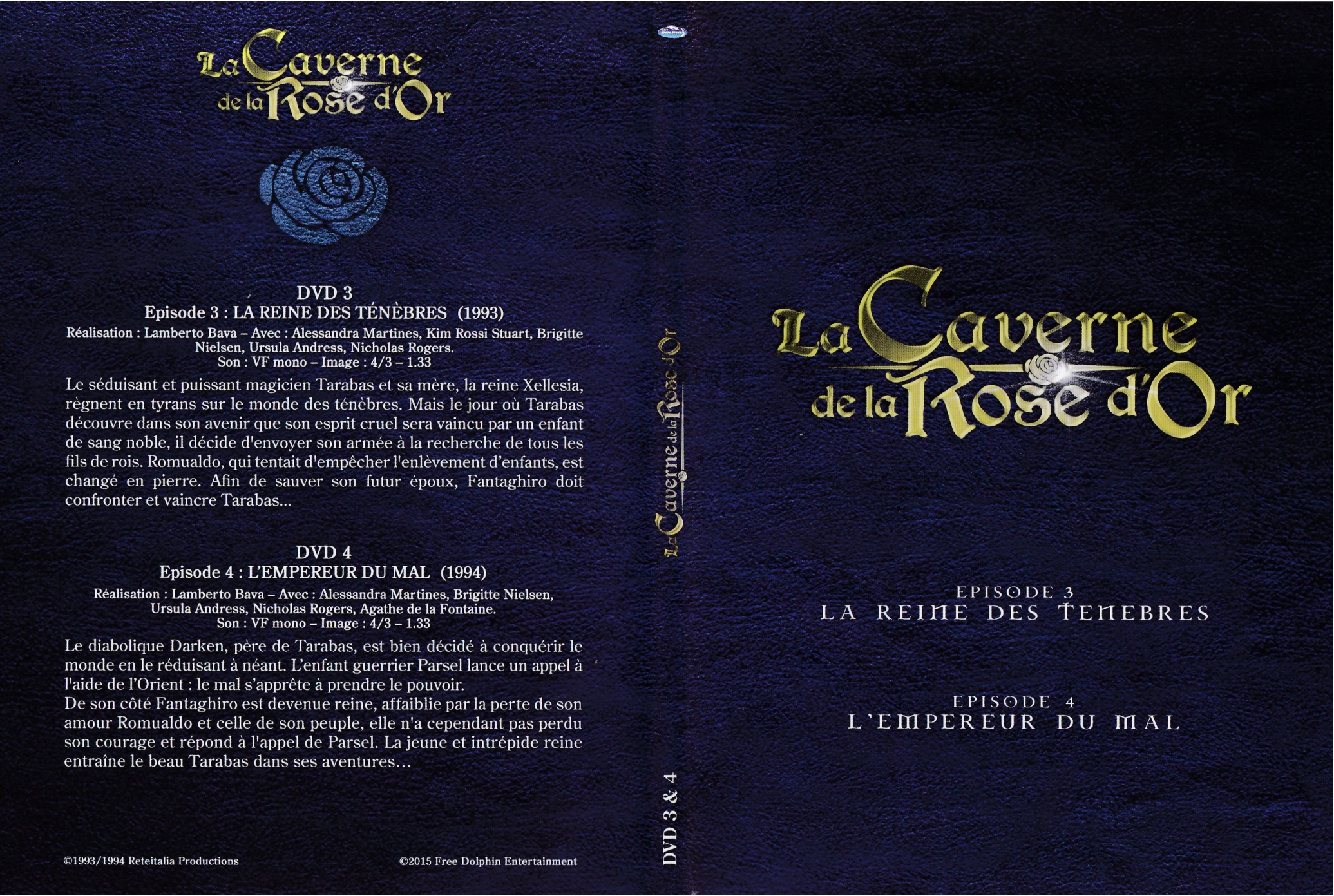 Jaquette DVD La Caverne de la Rose d