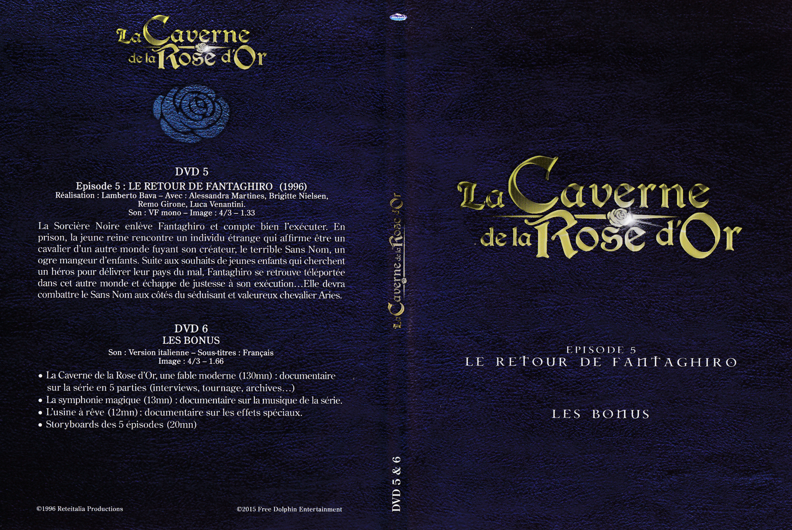 Jaquette DVD La Caverne de la Rose d