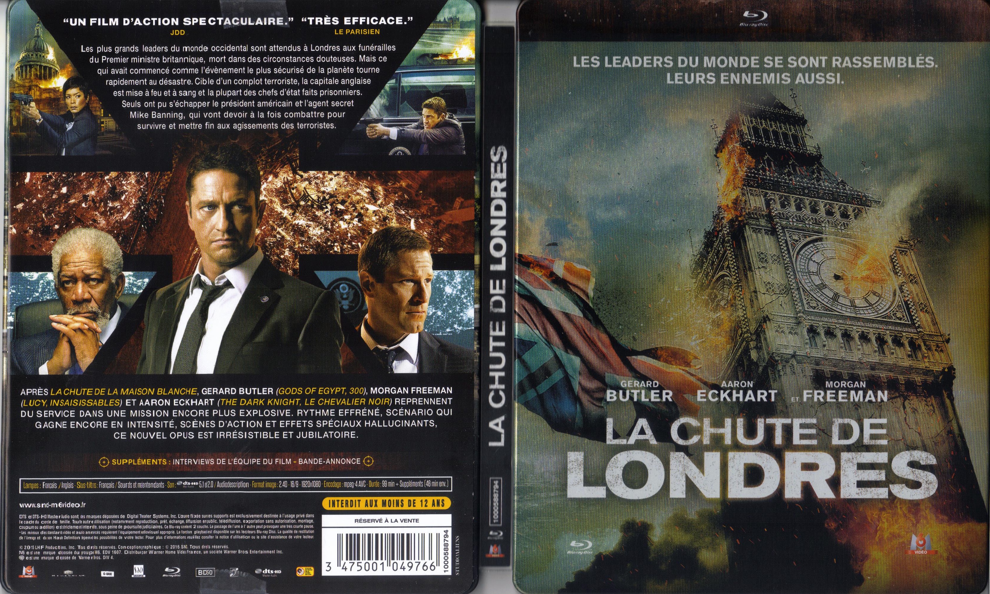 Jaquette DVD La Chute de Londres (BLU-RAY)