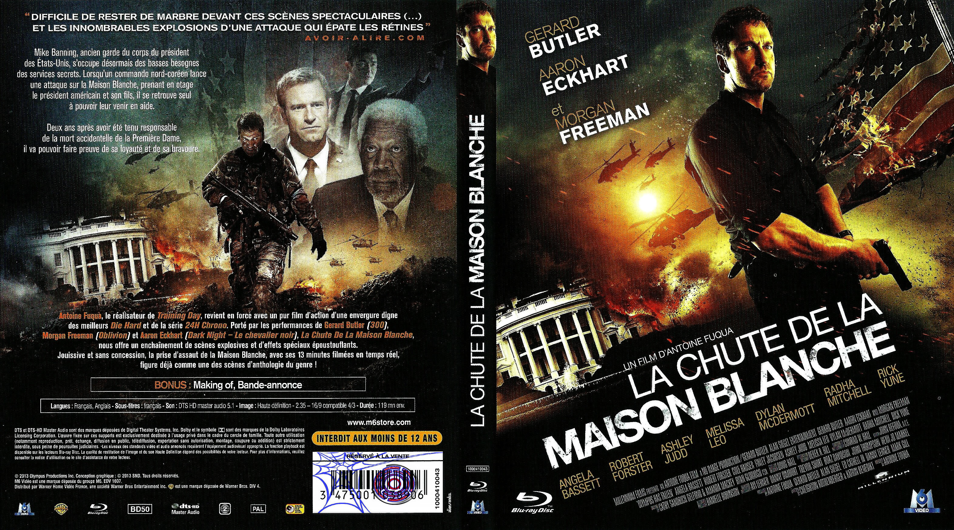 Jaquette DVD La Chute de la Maison Blanche (BLU-RAY)