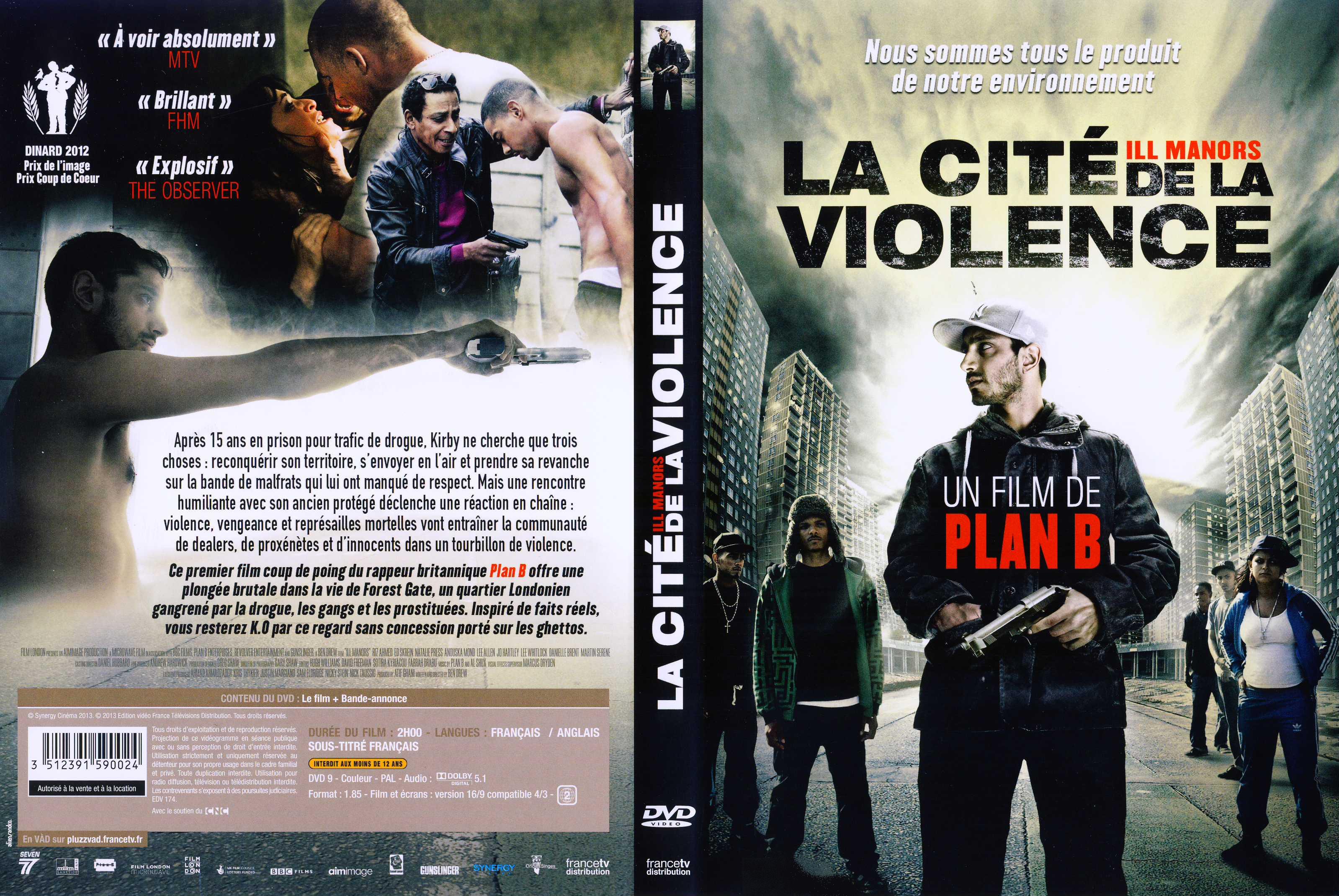 Jaquette DVD La Cit de la Violence (2013)