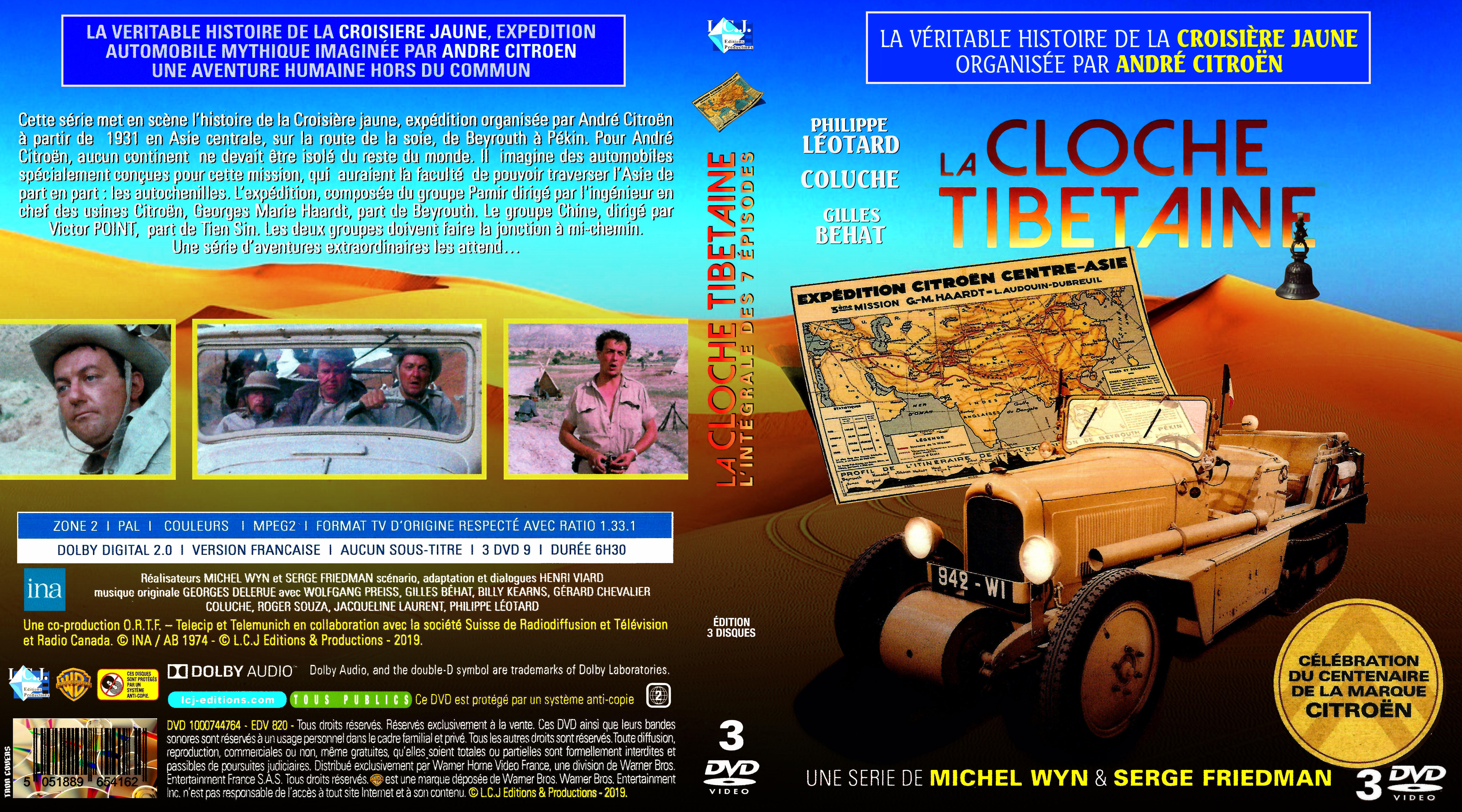 Jaquette DVD La Cloche Tibetaine custom