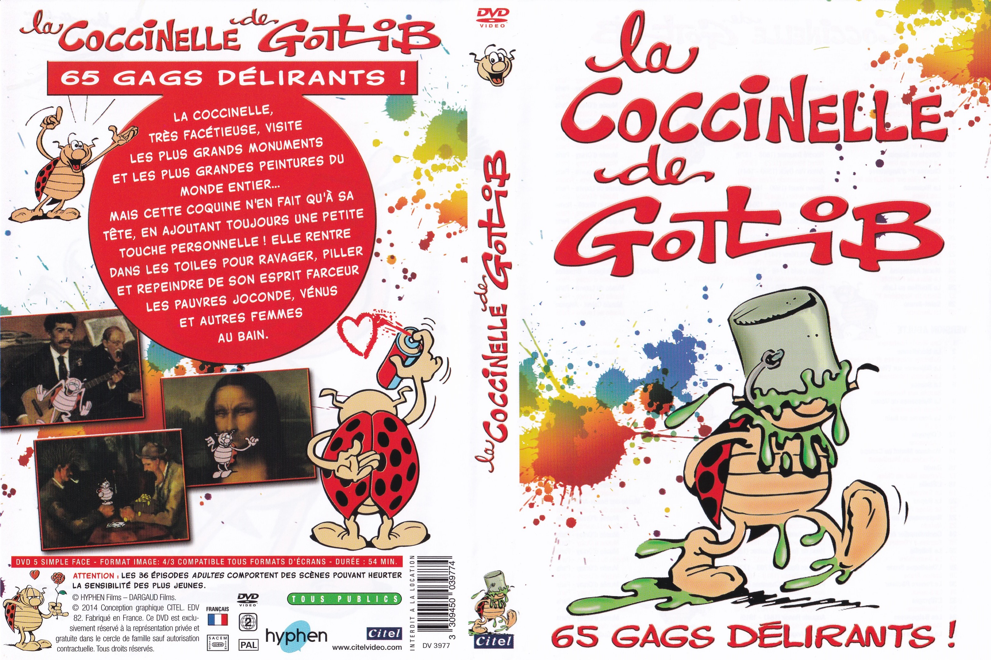 Jaquette DVD La Coccinelle de Gotlib