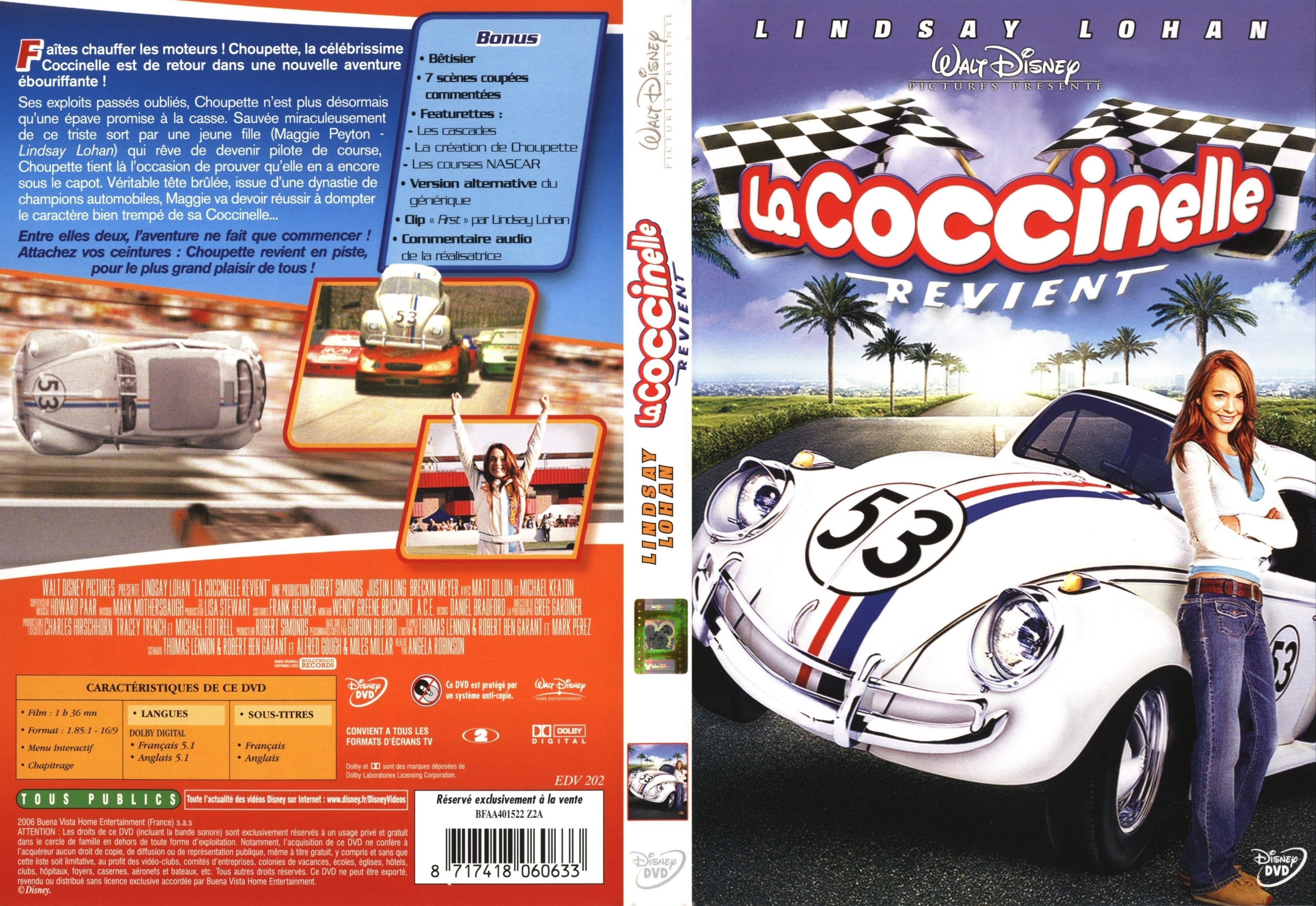 Jaquette DVD La Coccinelle revient