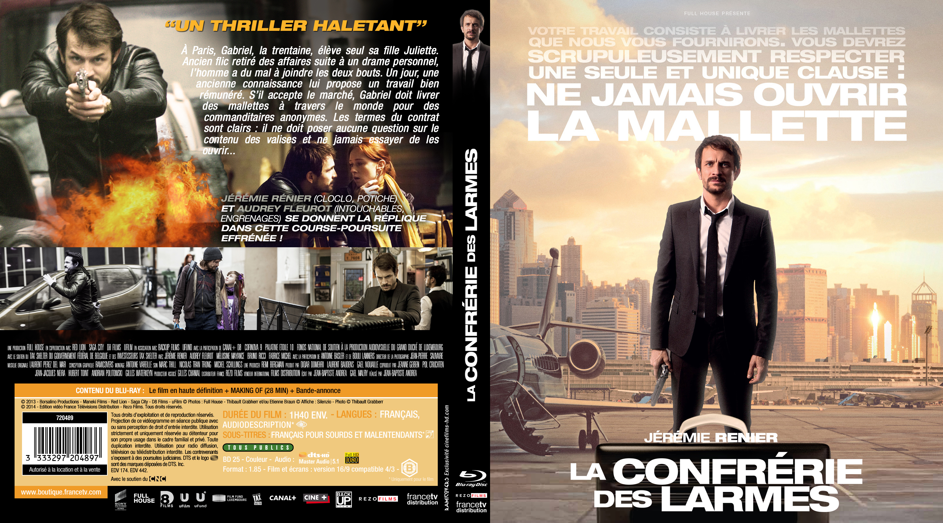 Jaquette DVD La Confrrie des larmes custom (BLU-RAY)