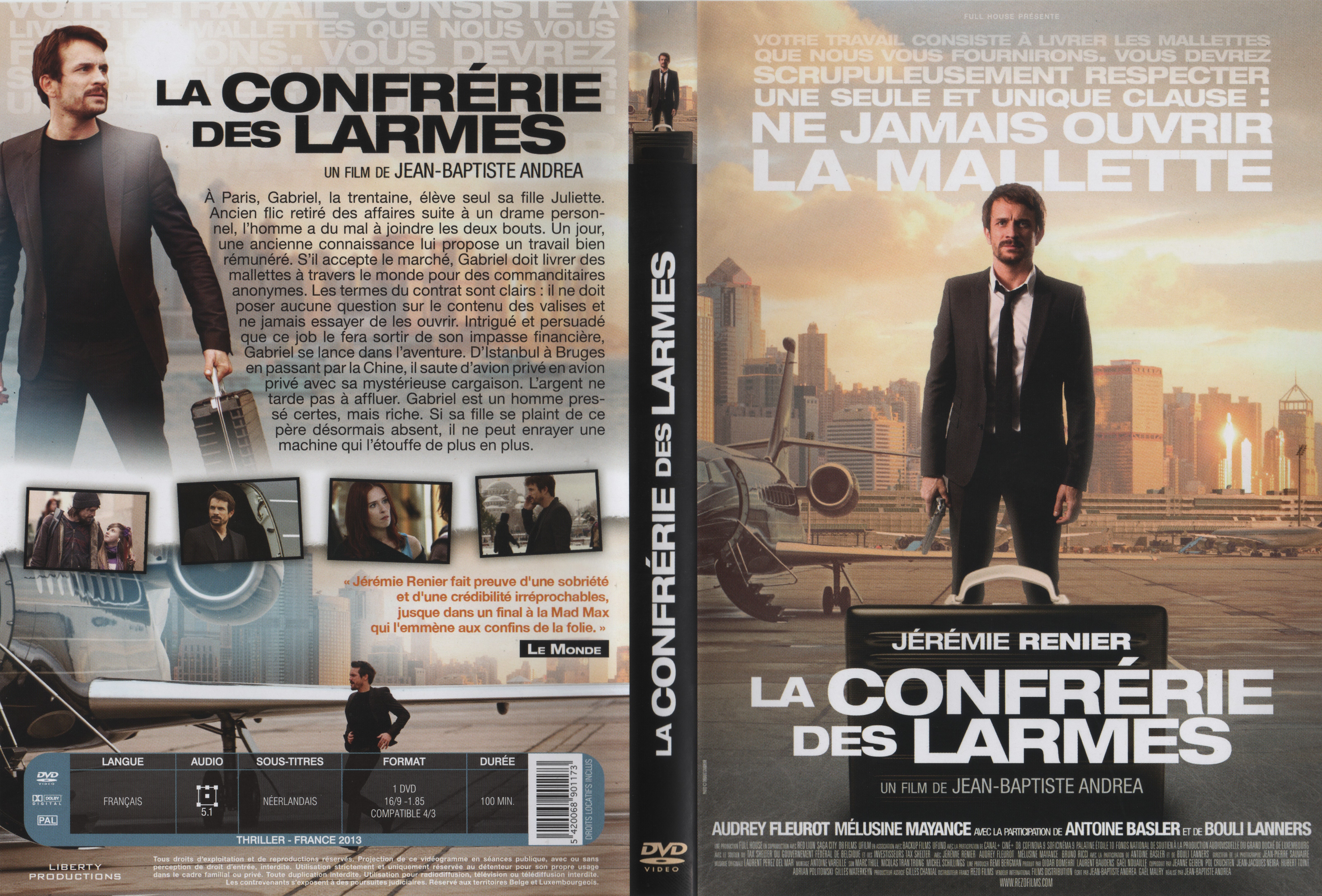 Jaquette DVD La Confrrie des larmes v2