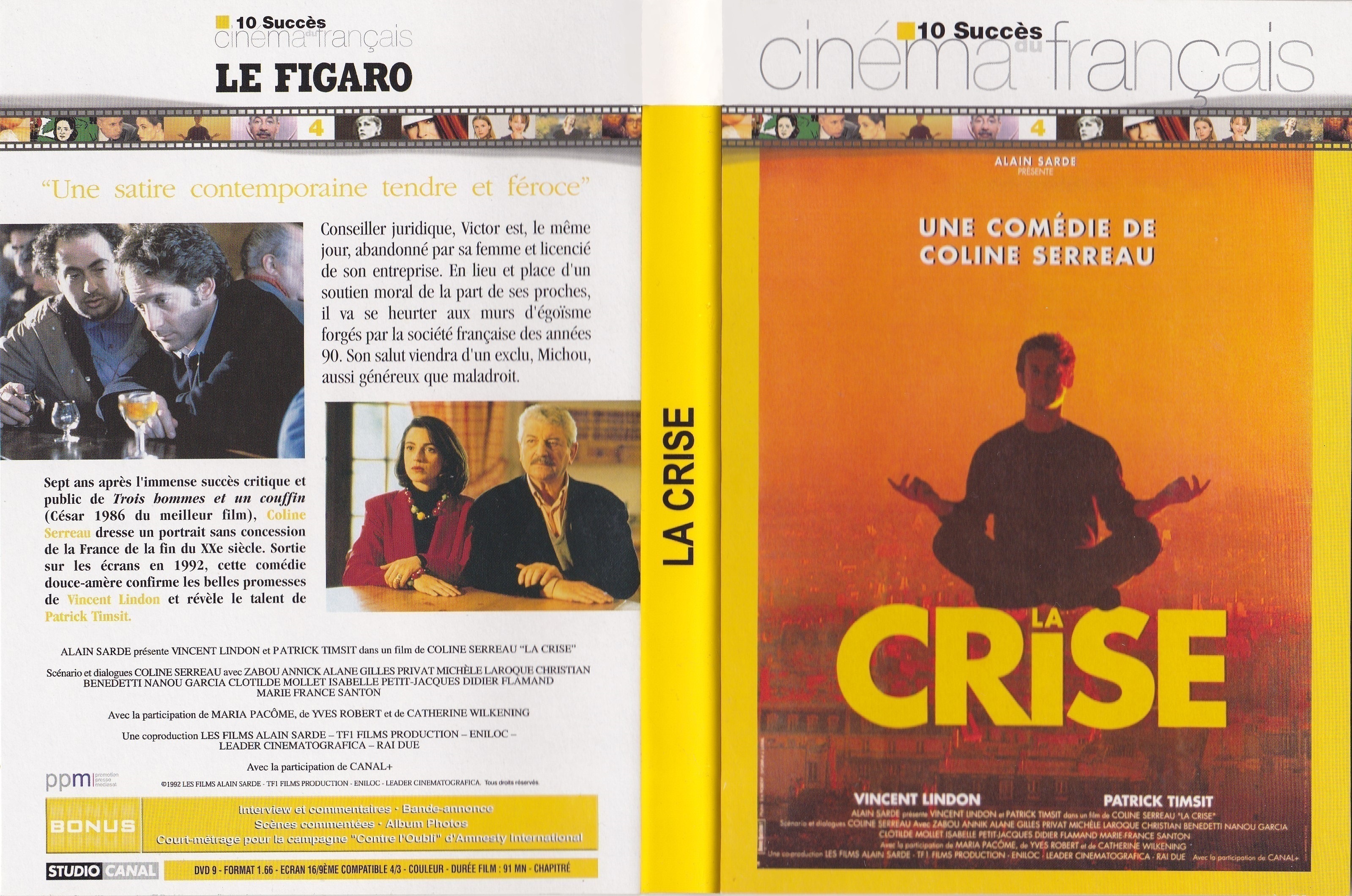 Jaquette DVD La Crise