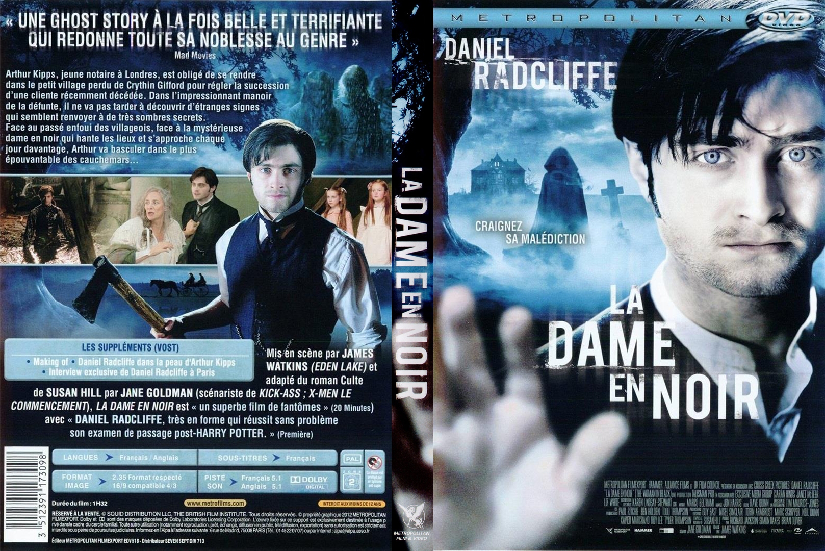 Jaquette DVD La Dame En Noir custom v2
