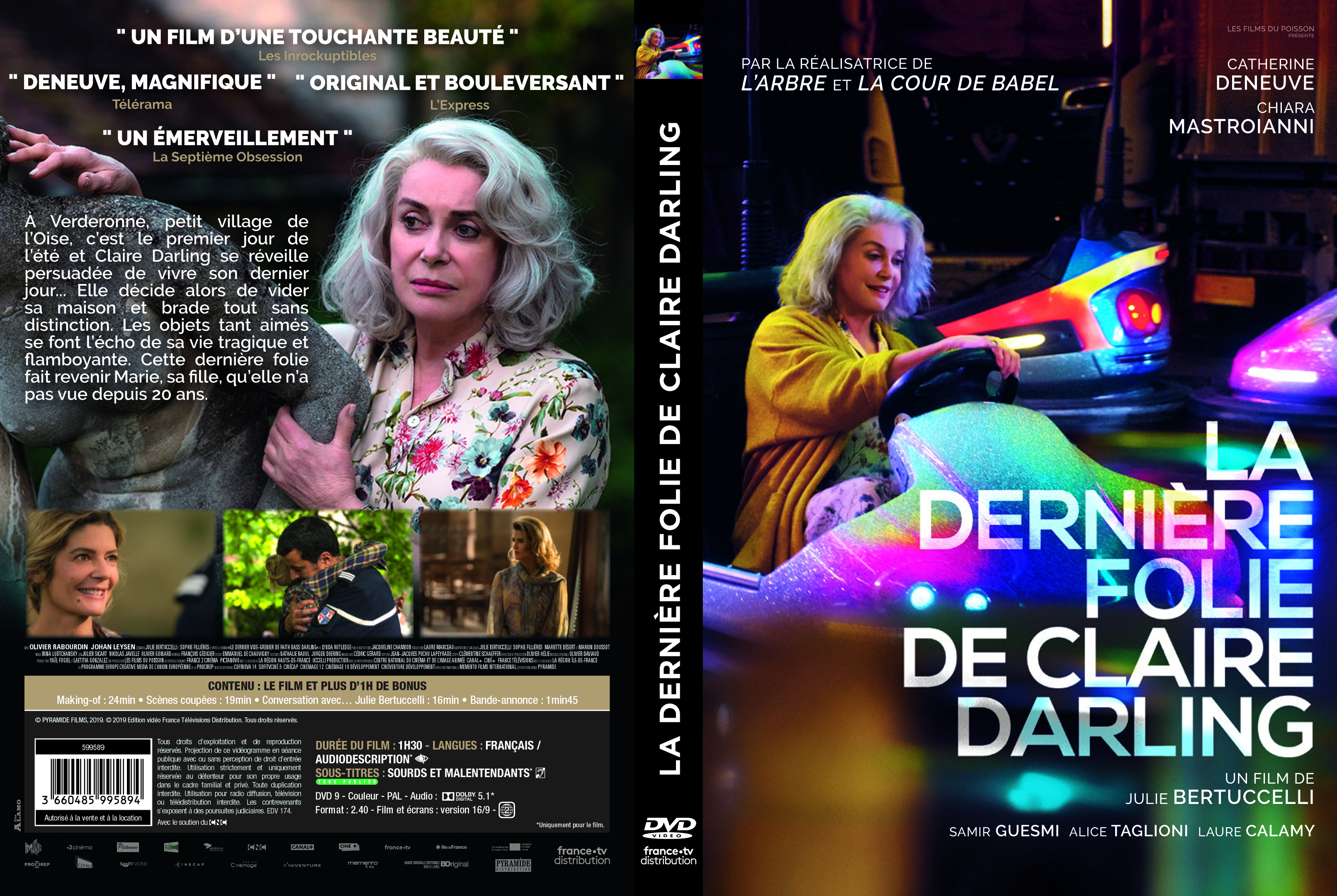 Jaquette DVD La Derniere Folie de Claire Darling