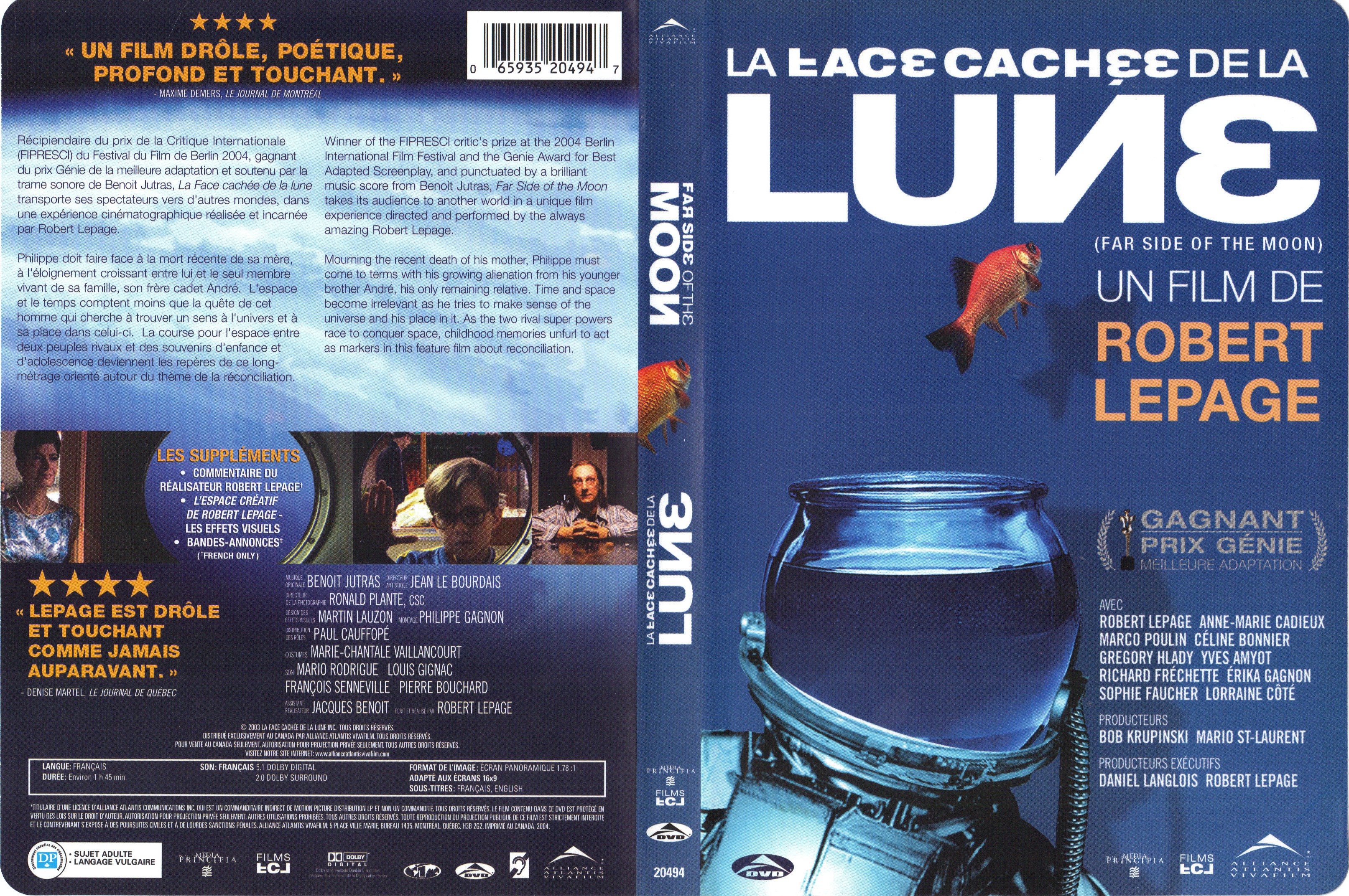 Jaquette DVD La Face cache de la Lune