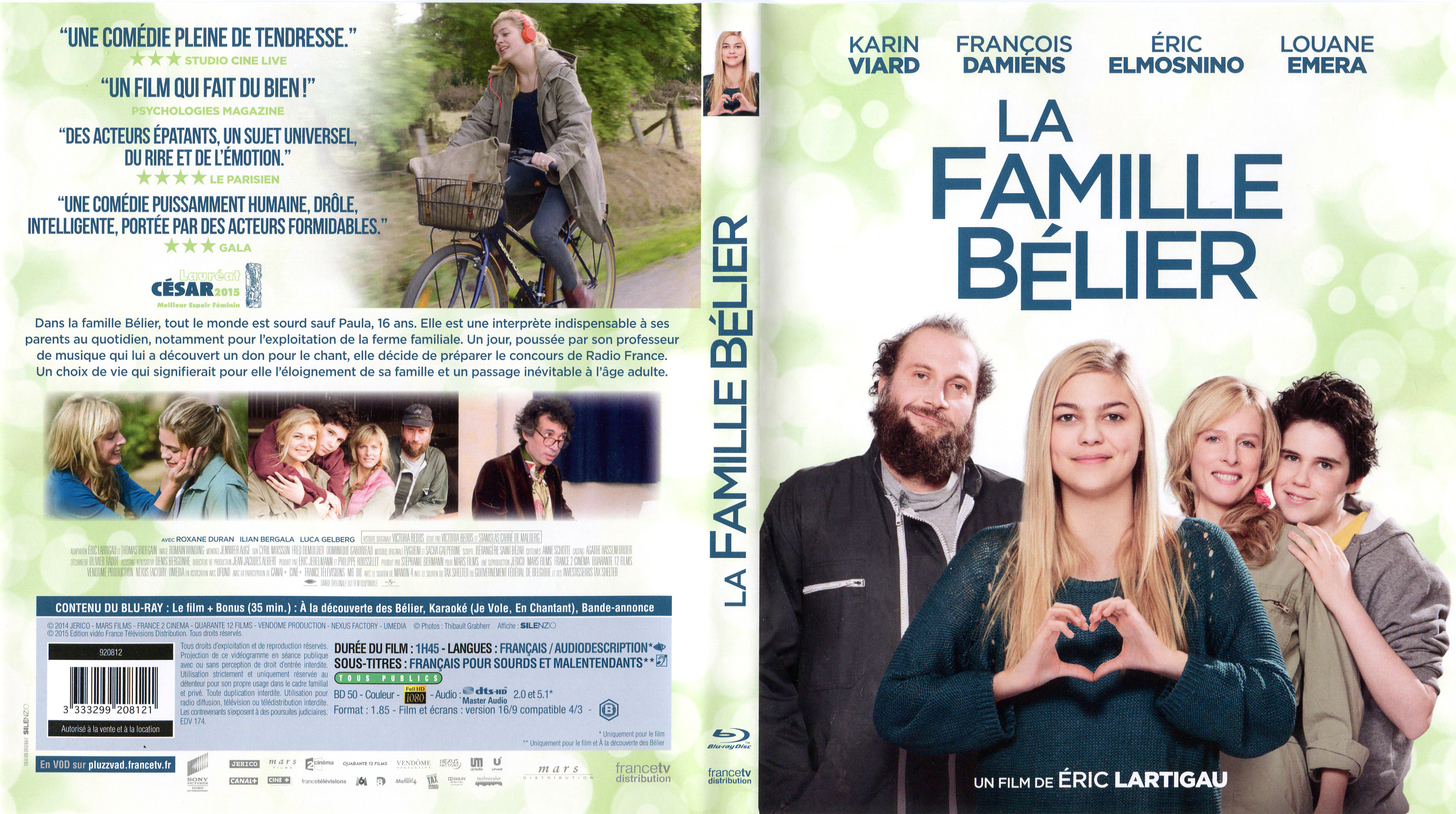 Jaquette DVD La Famille Blier (BLU-RAY)