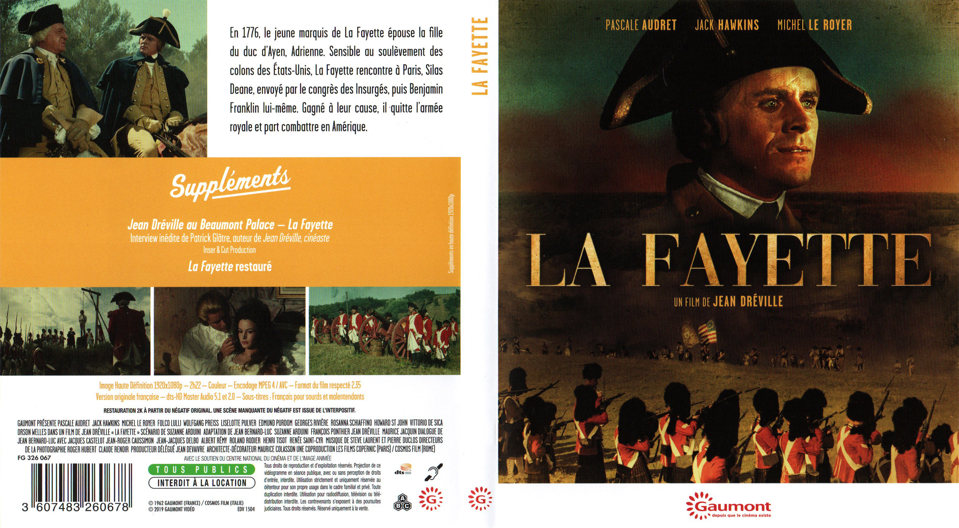 Jaquette DVD La Fayette (BLU-RAY)