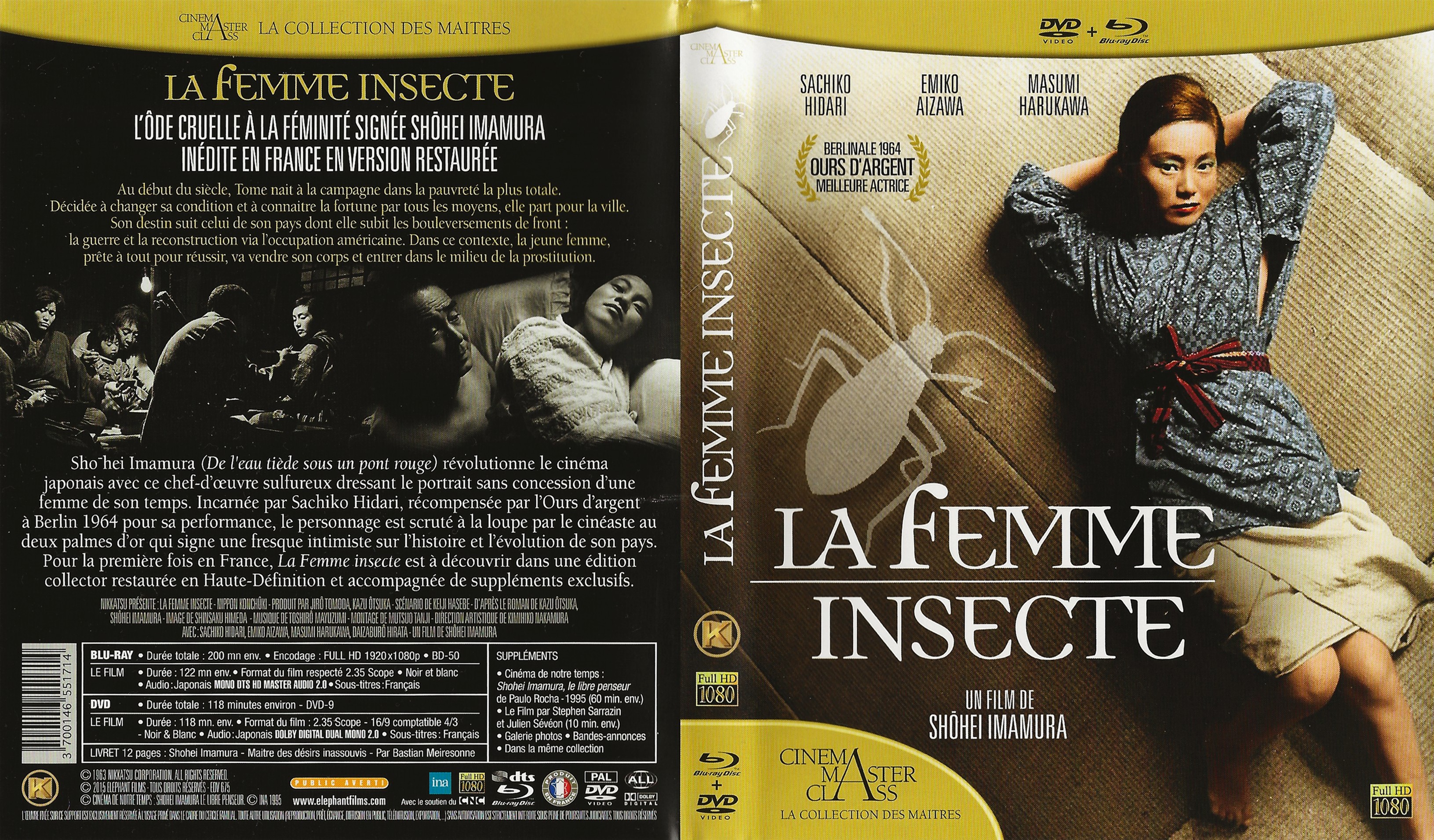 Jaquette DVD La Femme Insecte (BLU-RAY)