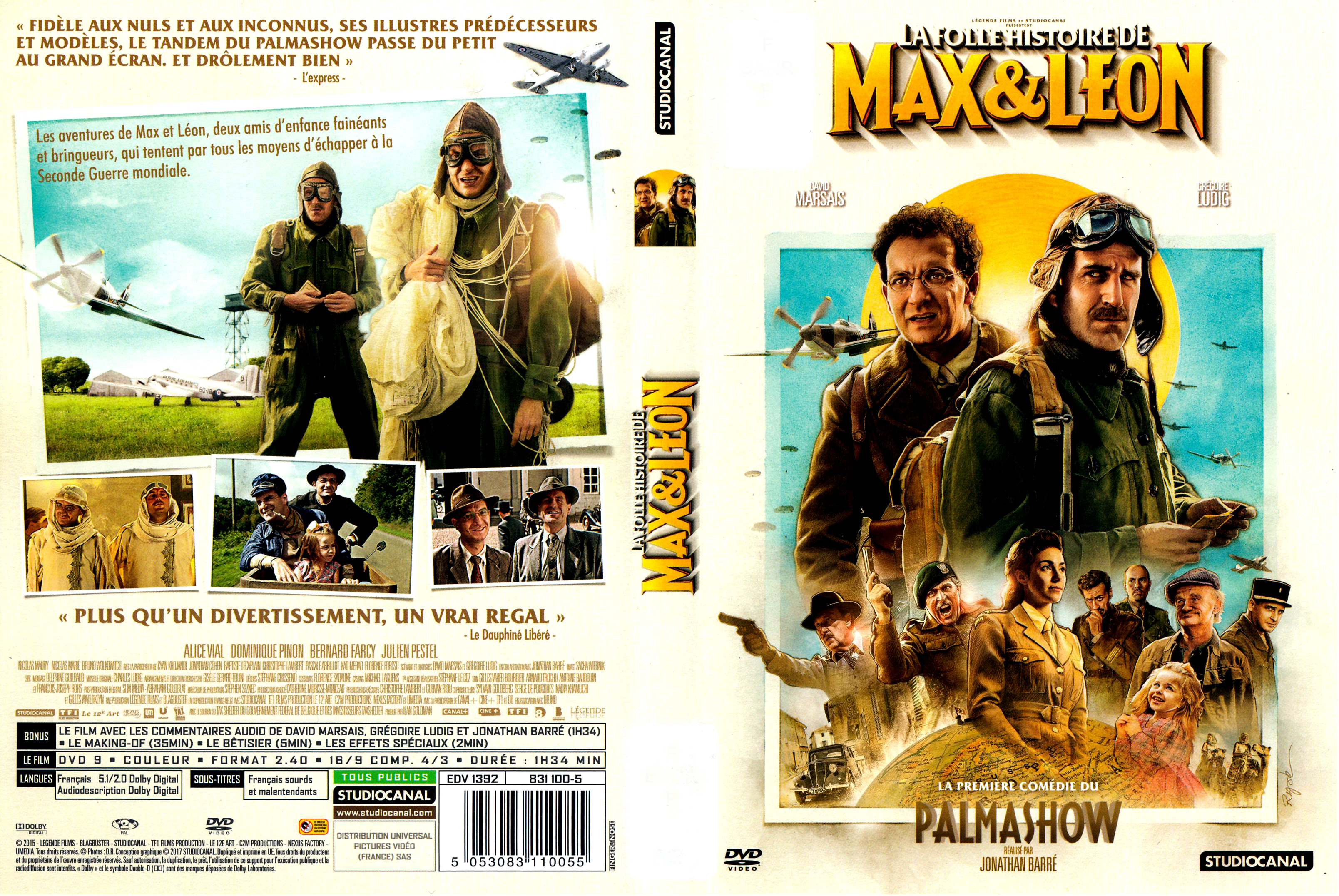 Jaquette DVD La Folle Histoire de Max et Lon