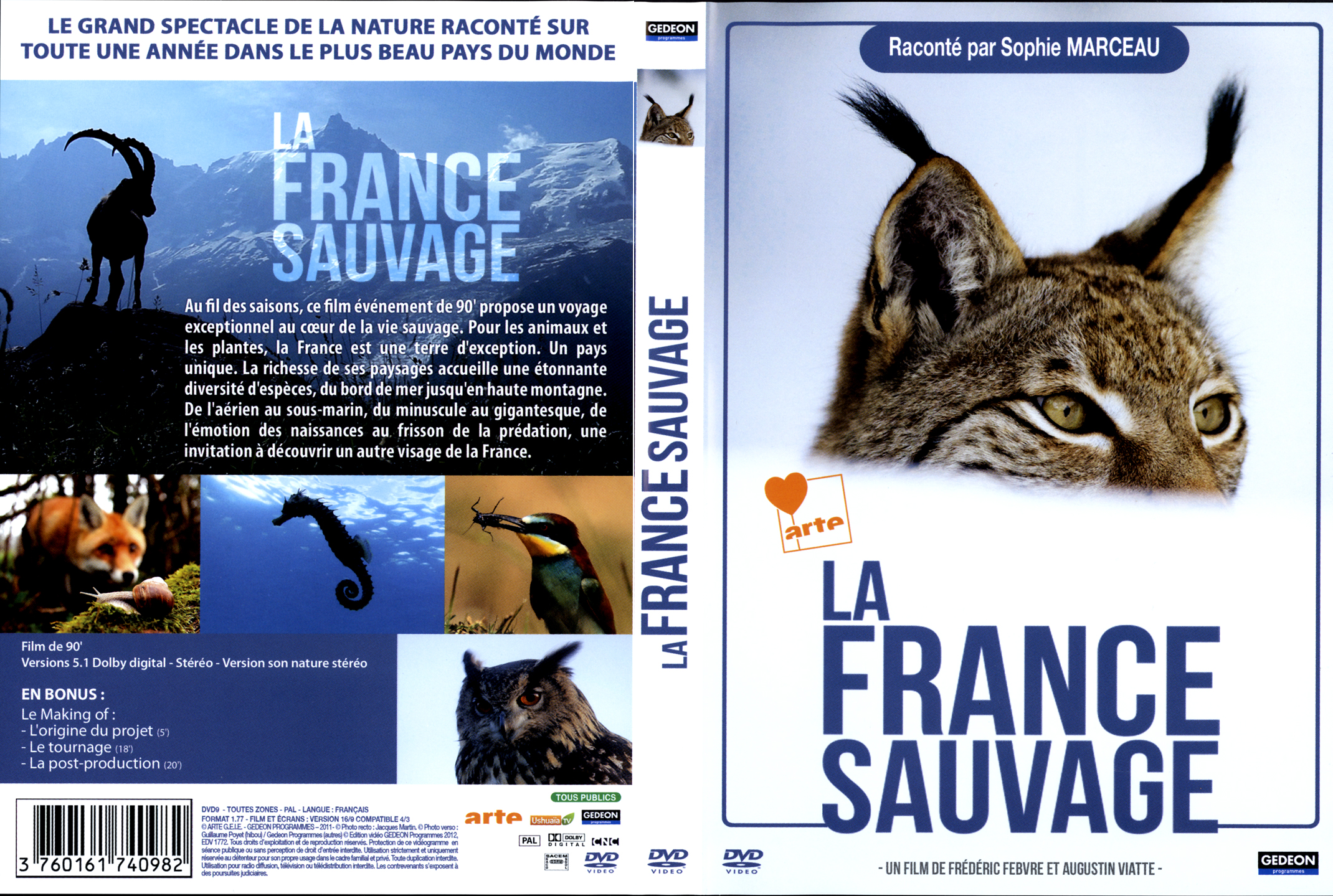 Jaquette DVD La France sauvage