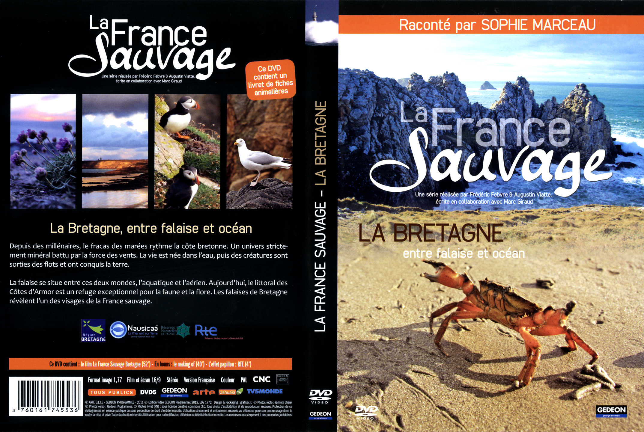Jaquette DVD La France sauvage La Bretagne