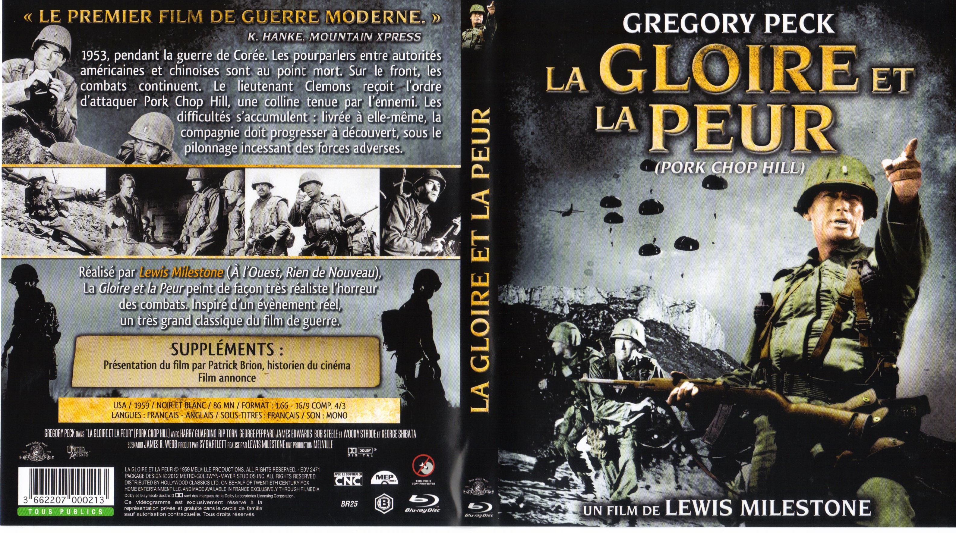 Jaquette DVD La Gloire et la peur (BLU-RAY)