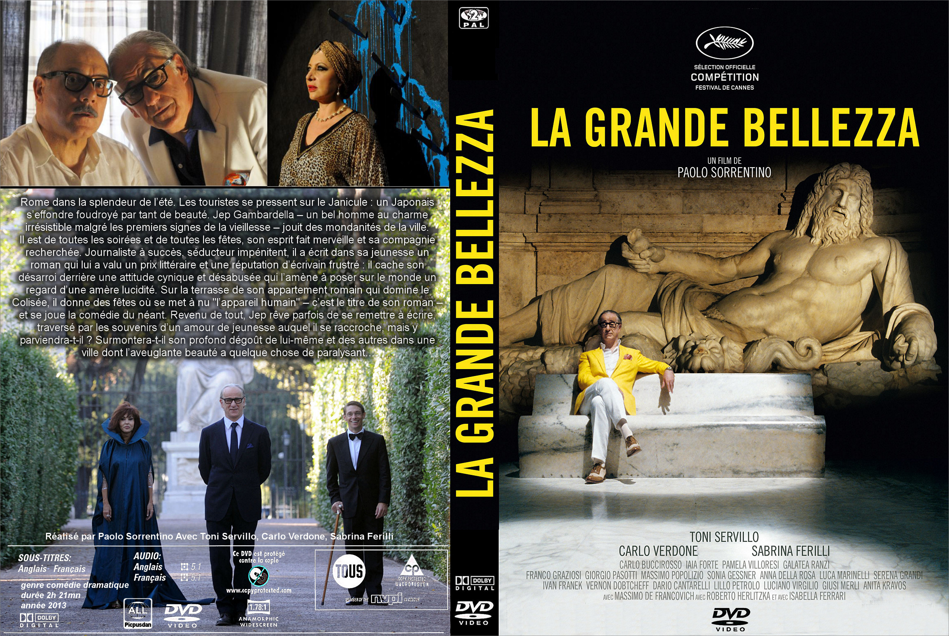 Jaquette DVD La Grande Bellezza custom