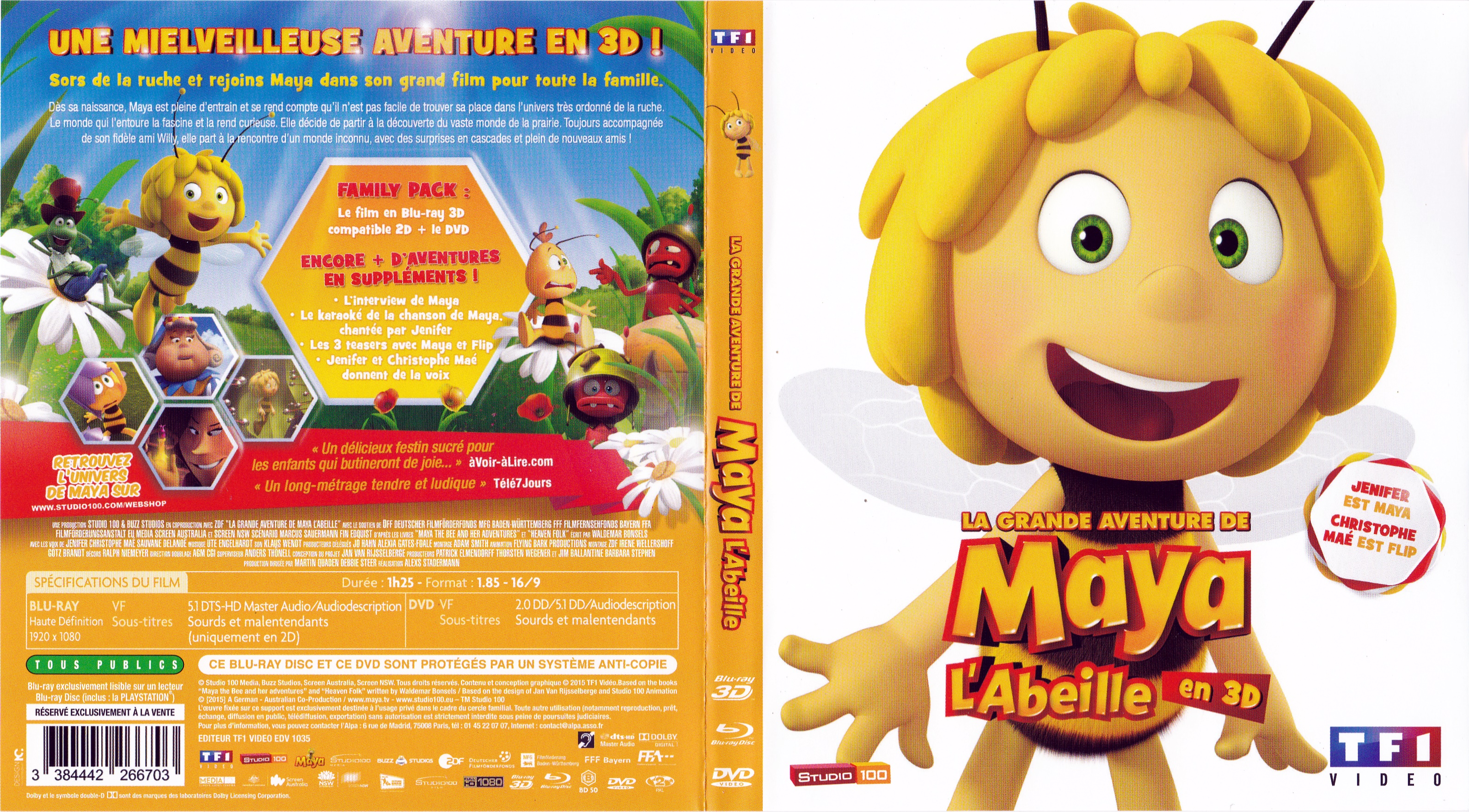 Jaquette DVD La Grande aventure de Maya l