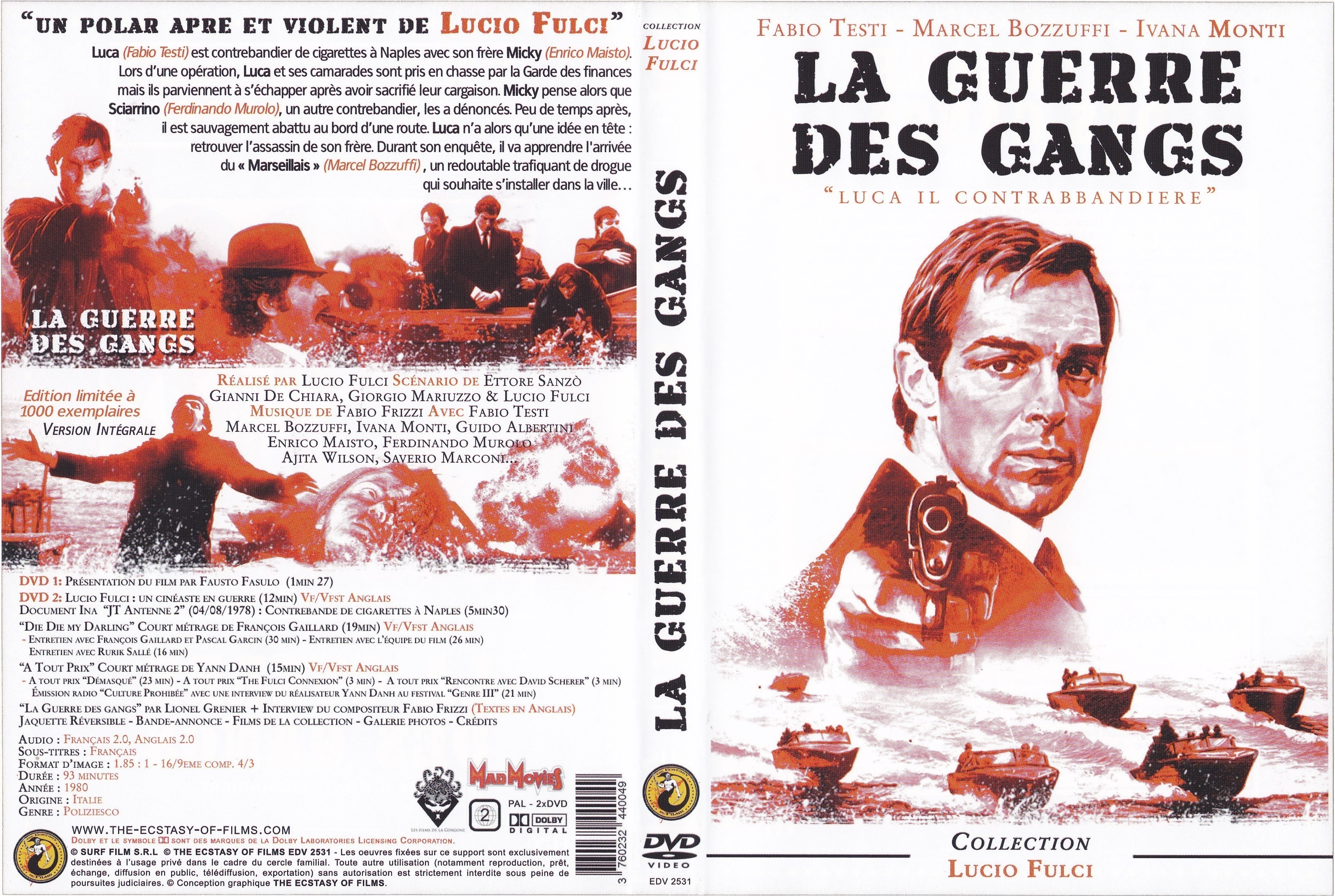 Jaquette DVD La Guerre des Gangs