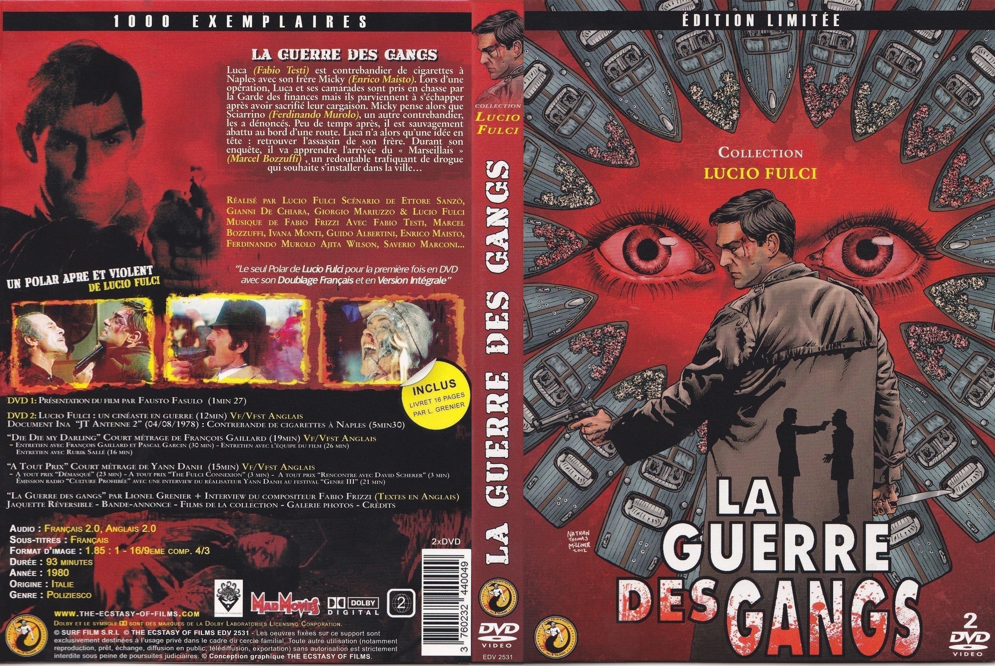 Jaquette DVD La Guerre des Gangs v3