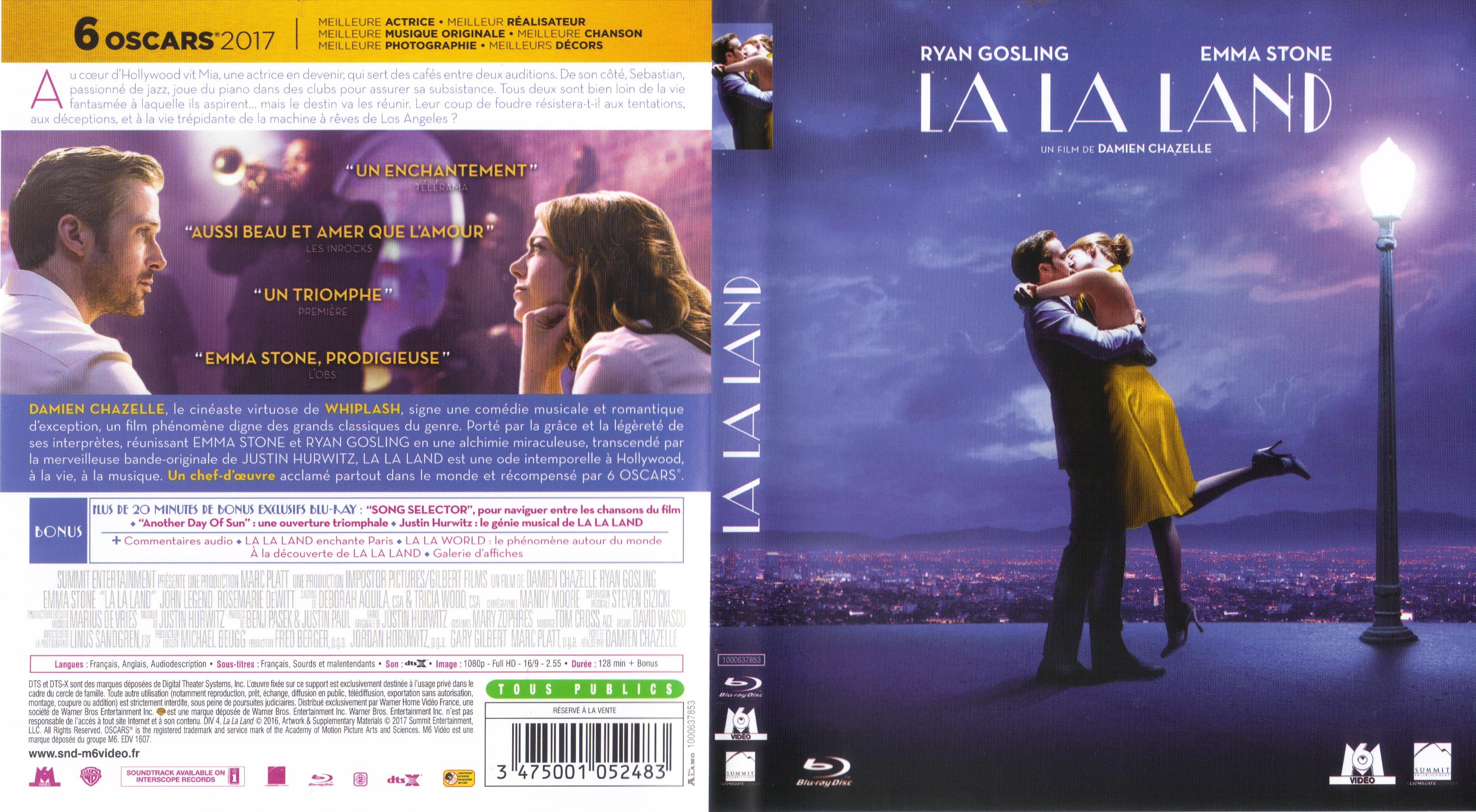 Jaquette DVD La La Land (BLU-RAY)