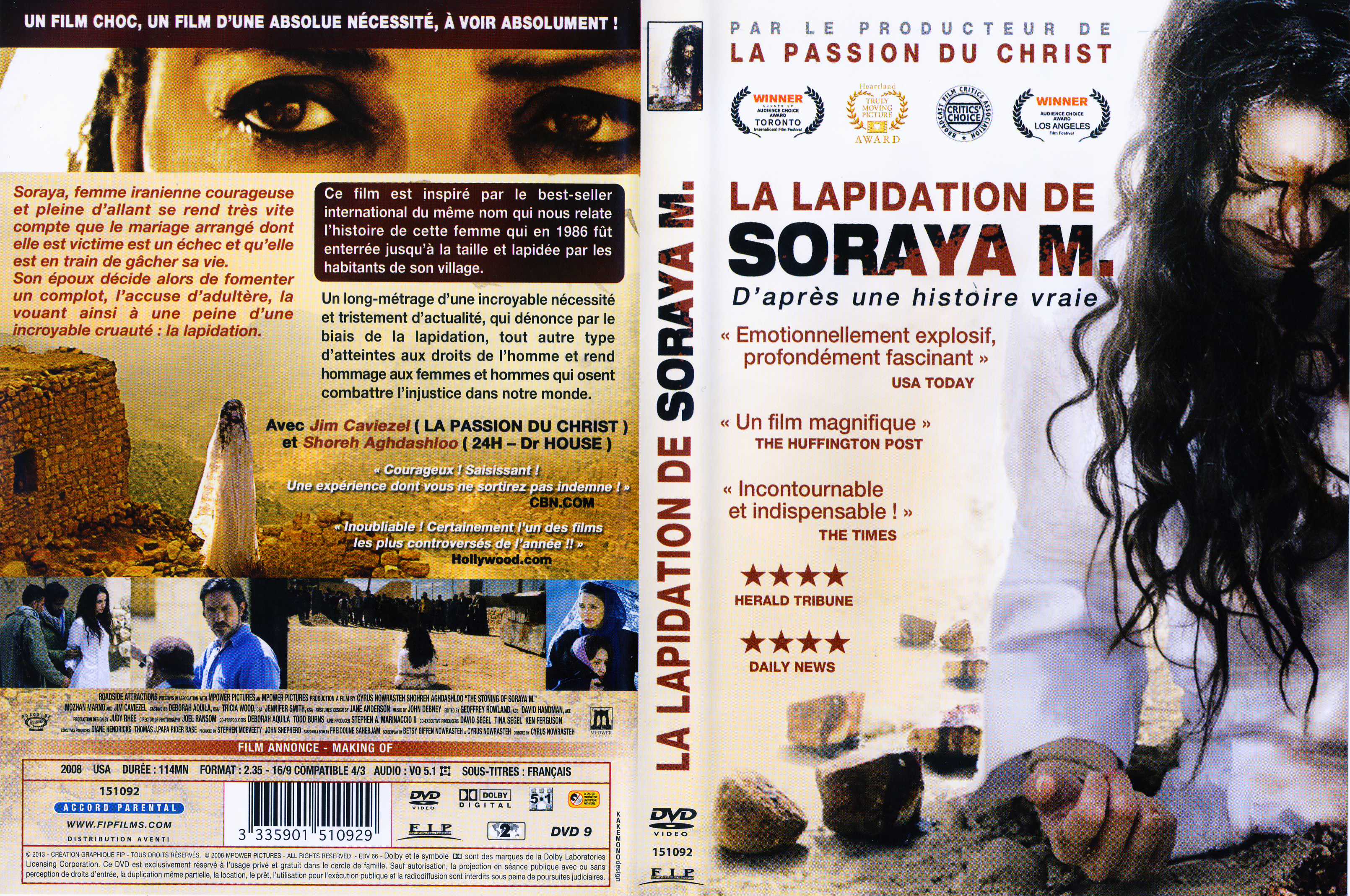 Jaquette DVD La Lapidation de Soraya M
